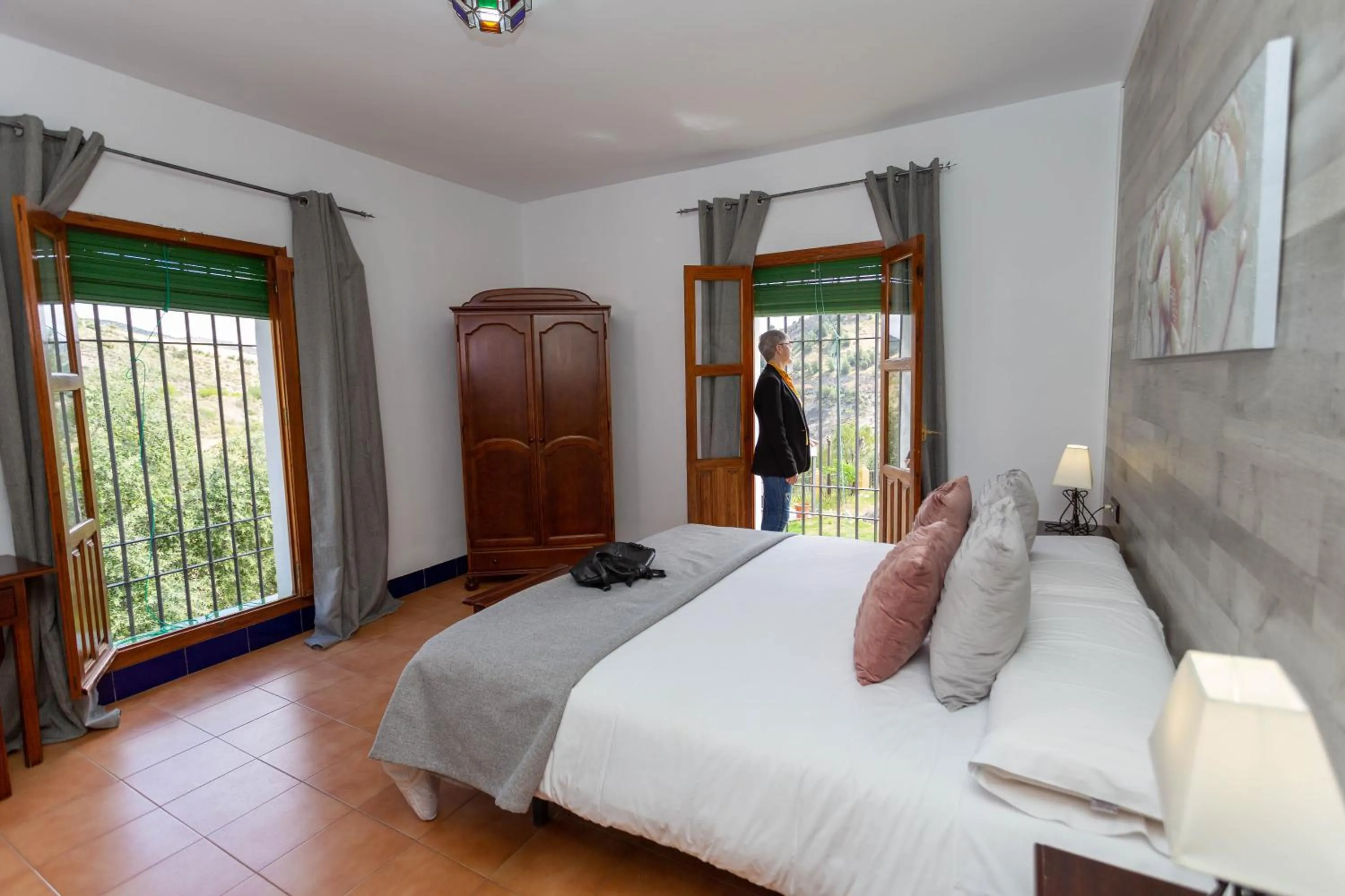 People, Bed in Caserio de Iznájar