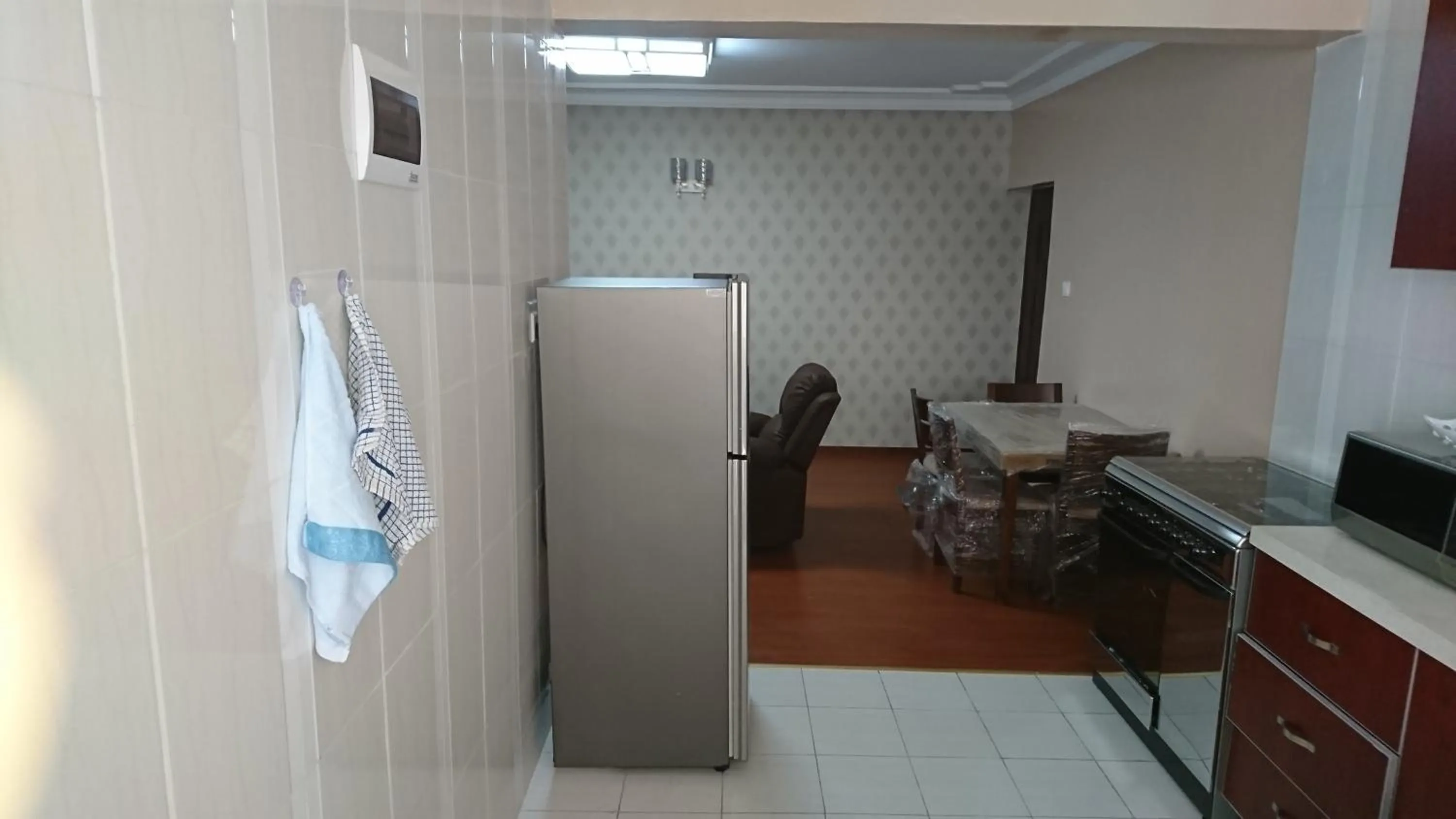 Kitchen or kitchenette in Covitech Apartments