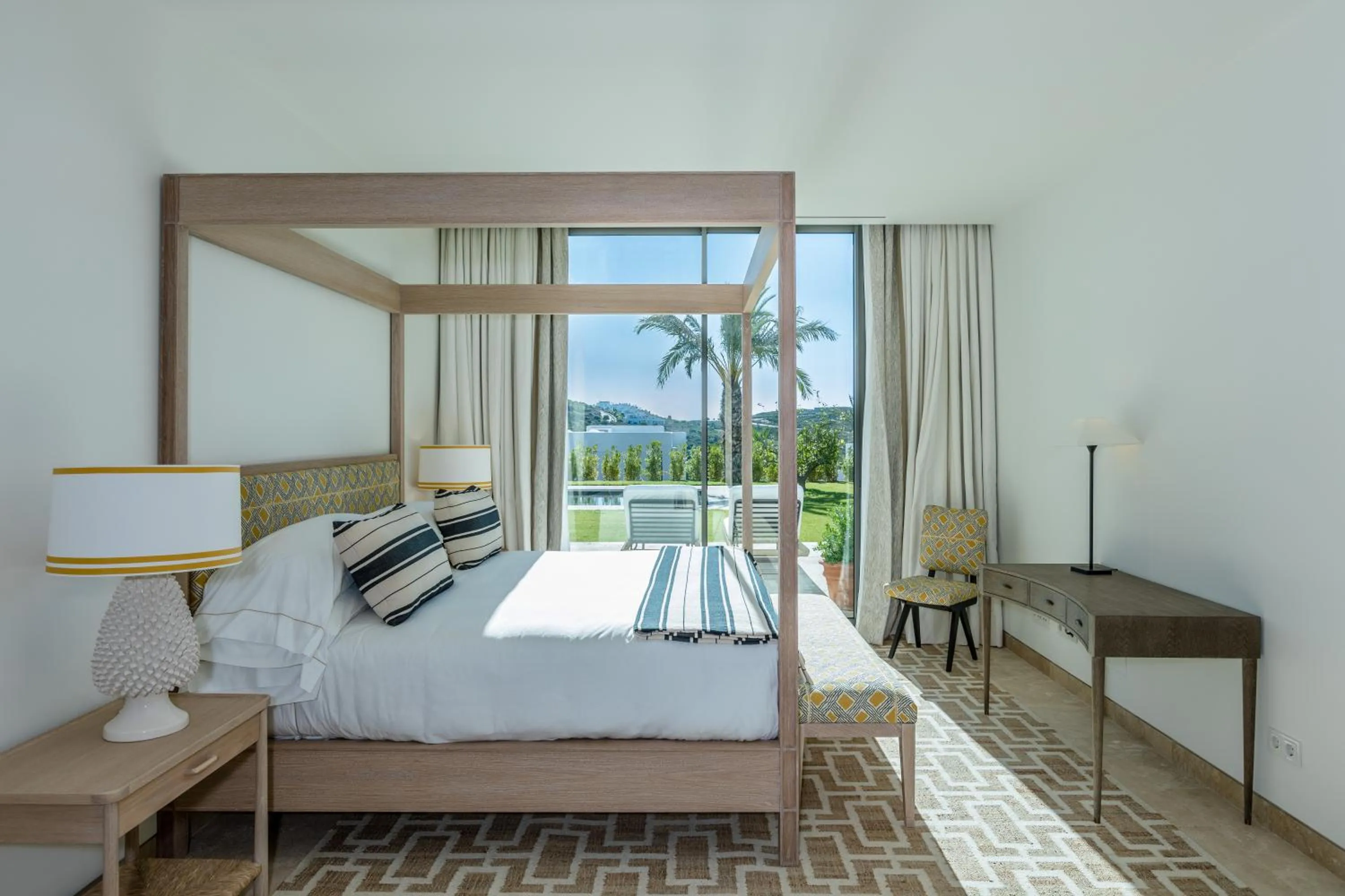 Bedroom, Bed in Finca Cortesin Hotel Golf & Spa