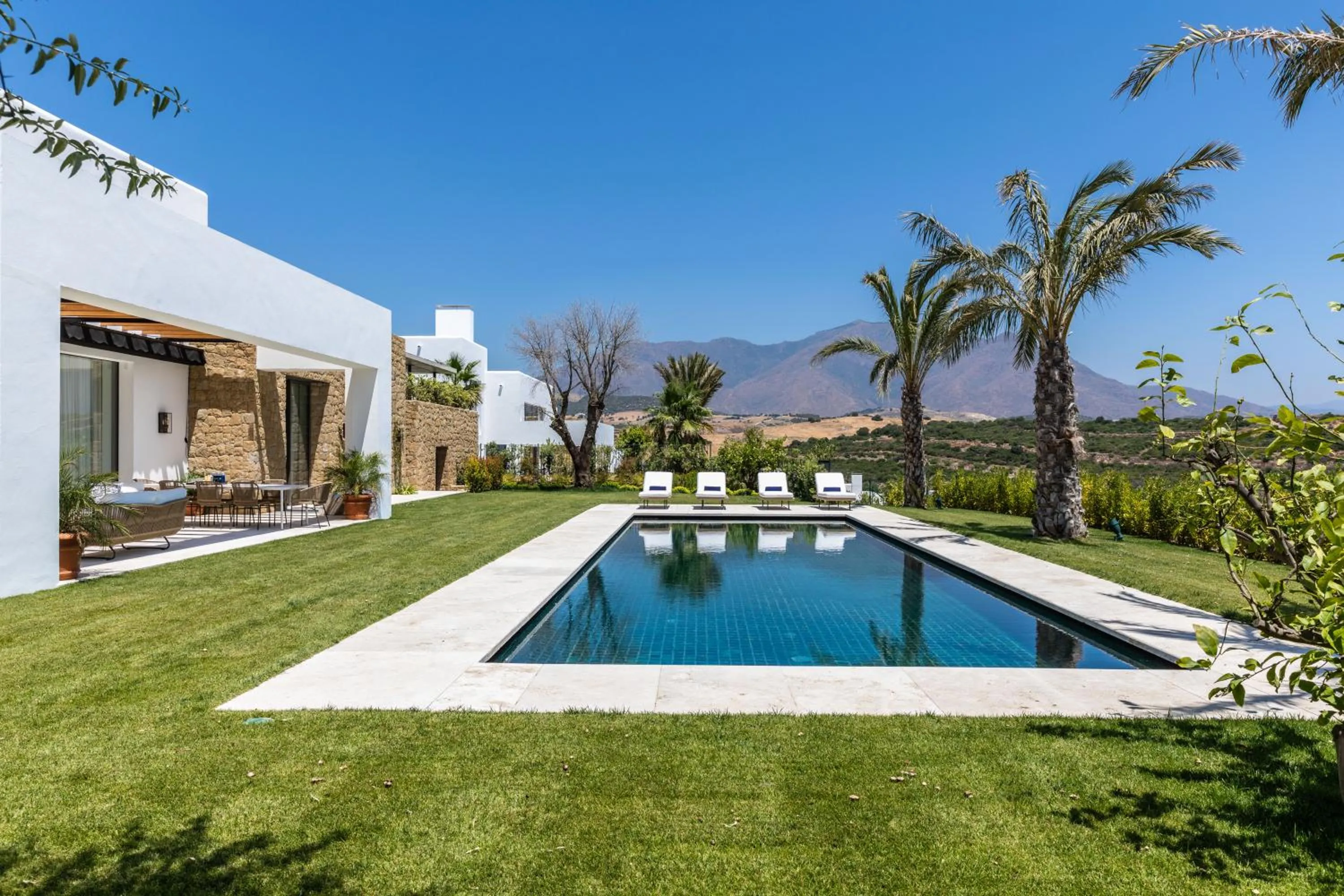Swimming pool in Finca Cortesin Hotel Golf & Spa