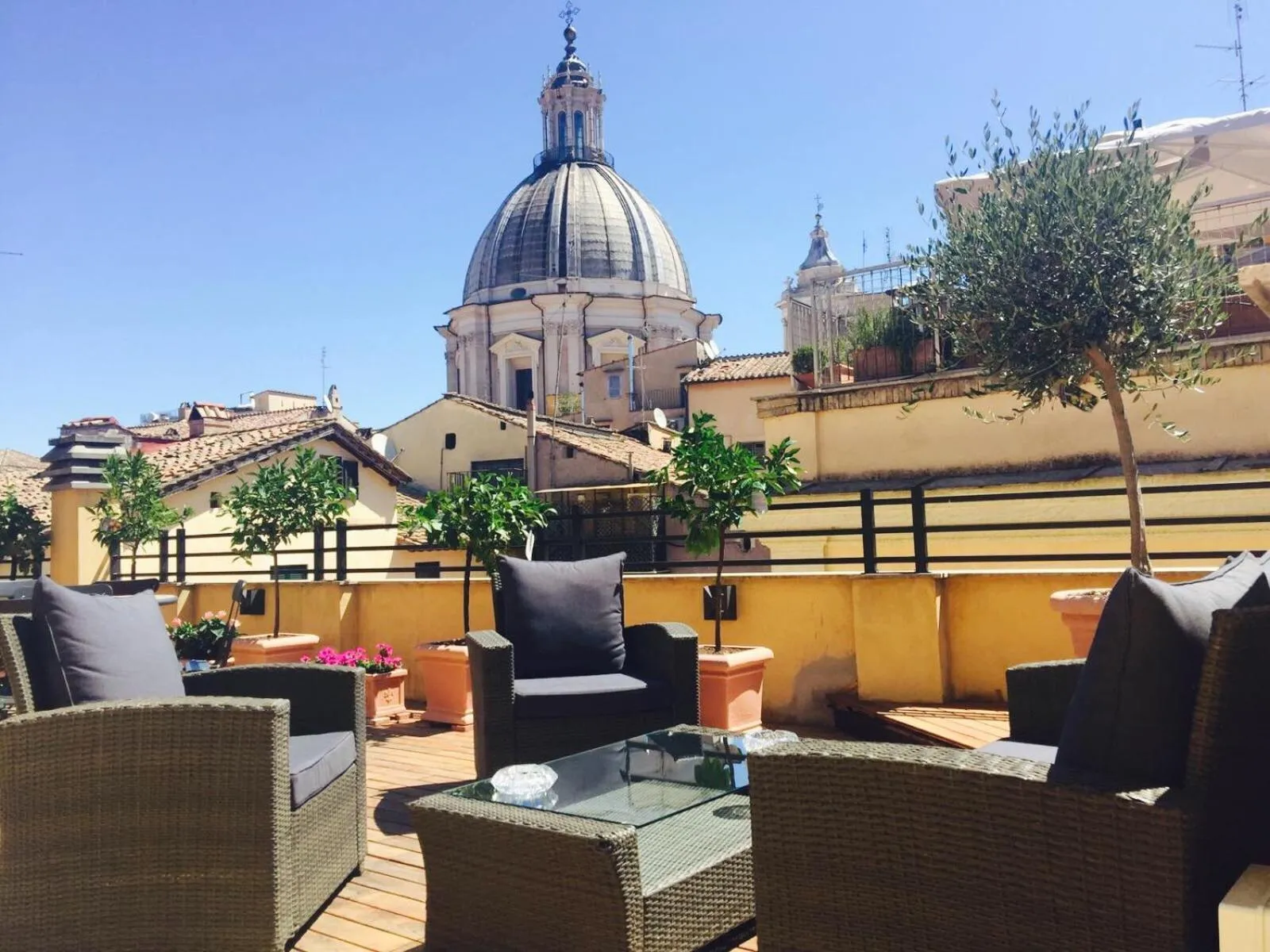 Balcony/Terrace in Navona Residenza de Charme