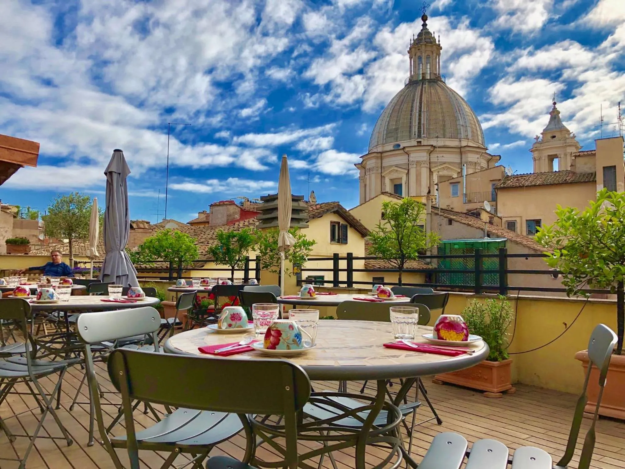 Balcony/Terrace in Navona Residenza de Charme