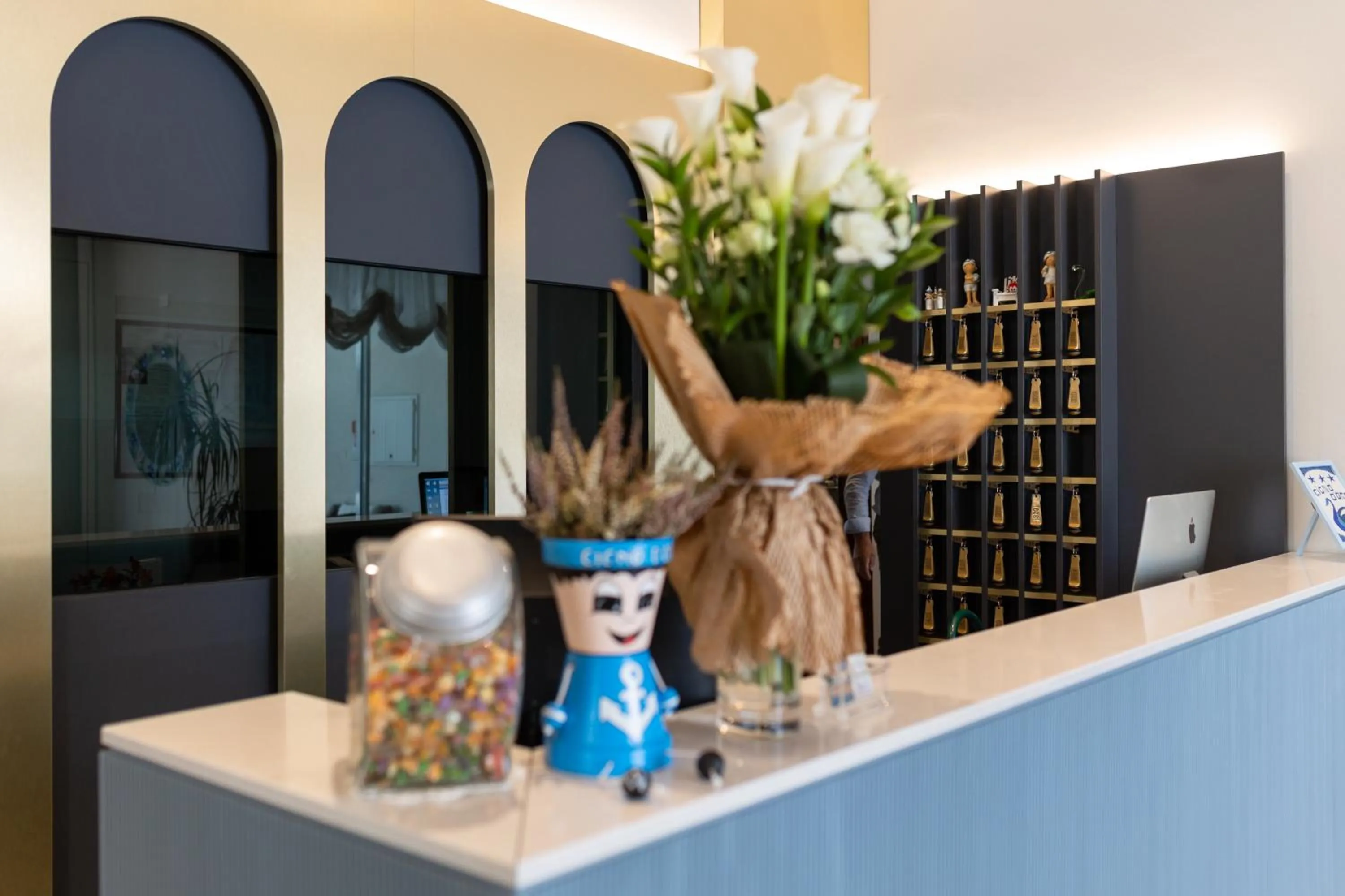 Lobby or reception in Hotel Cigno D'Oro