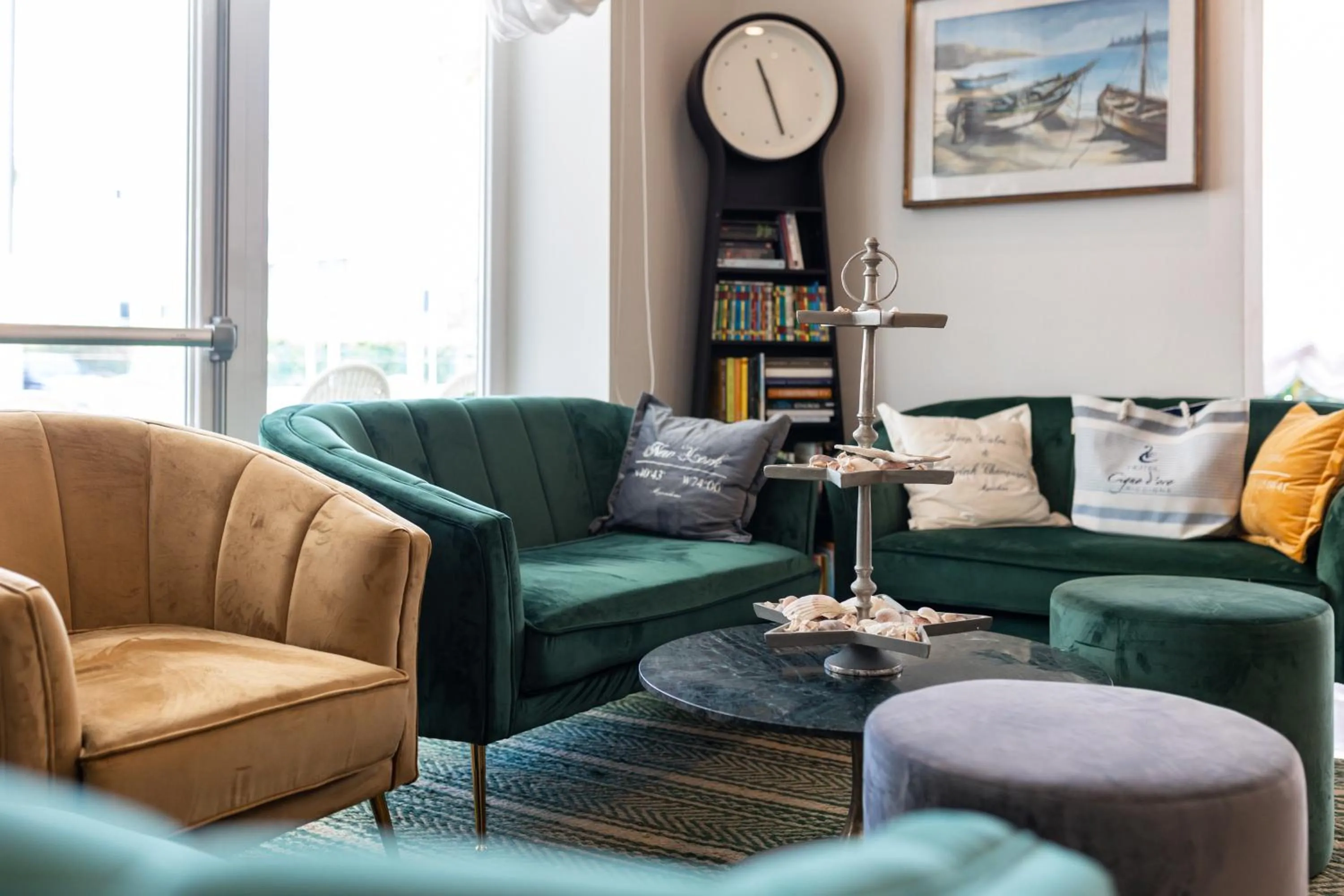 Communal lounge/ TV room in Hotel Cigno D'Oro