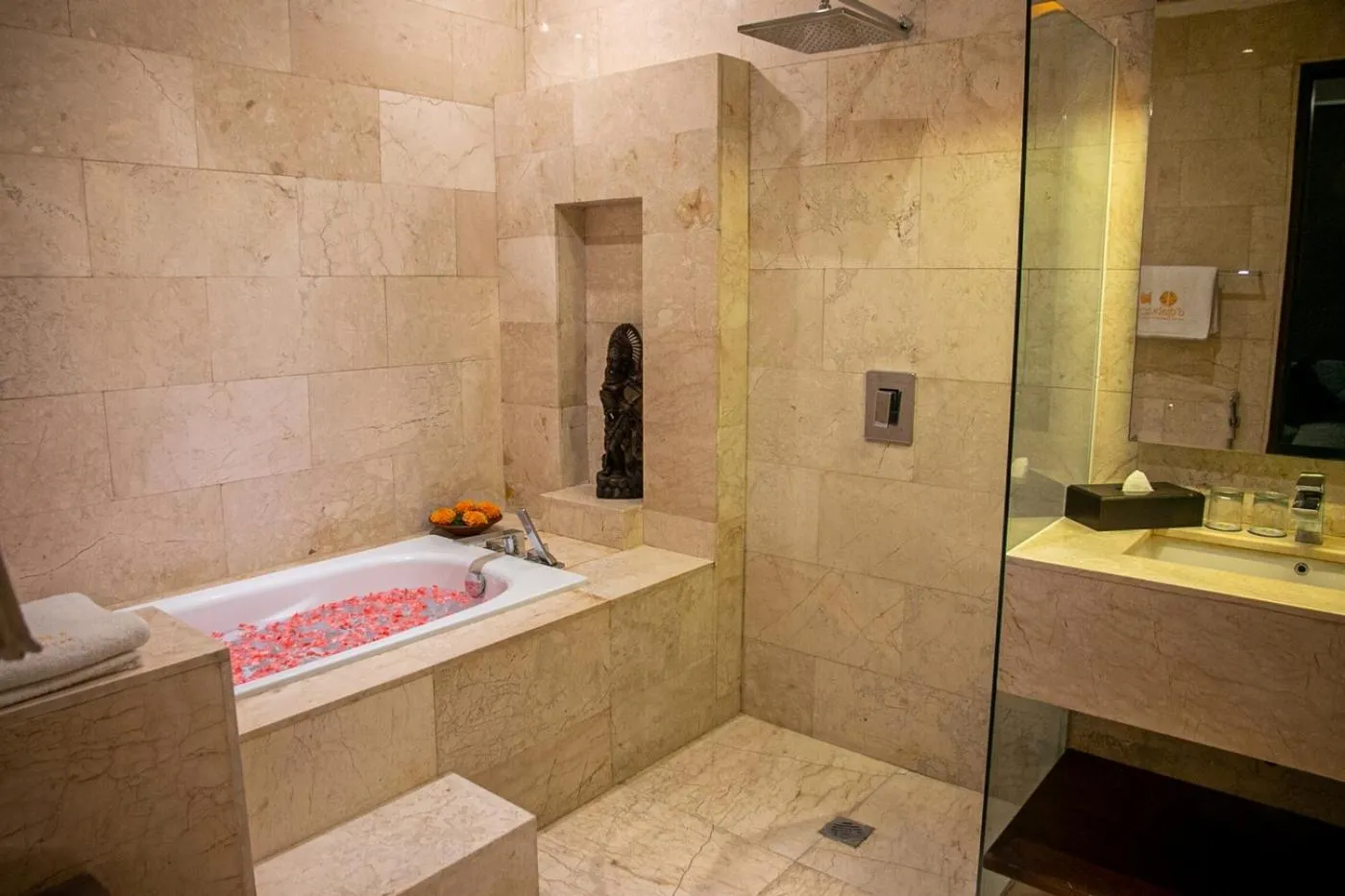 Bathroom in djabu Seminyak Hotel