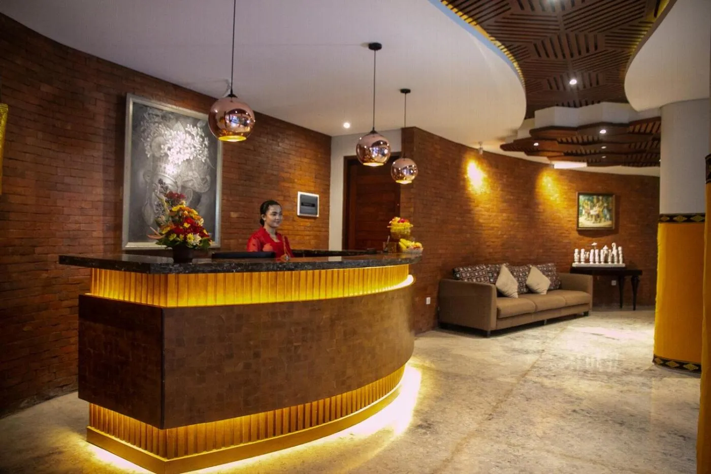 Lobby or reception in djabu Seminyak Hotel