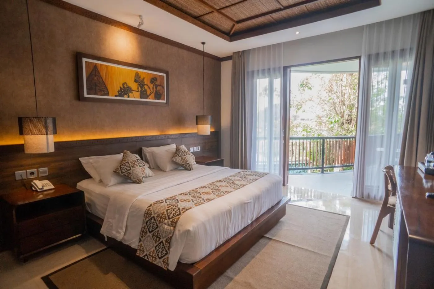Bed in djabu Seminyak Hotel