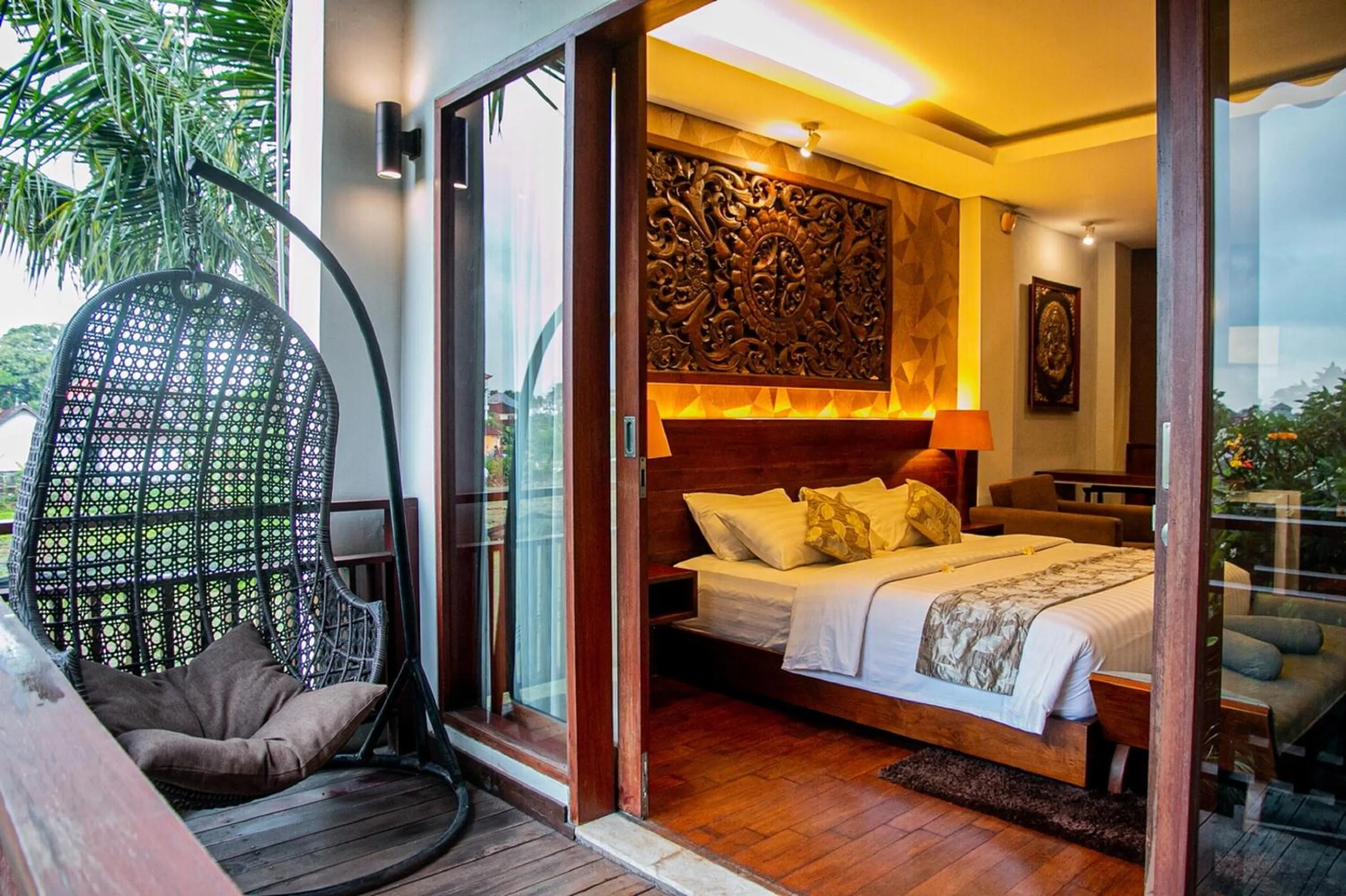 Bed in djabu Seminyak Hotel