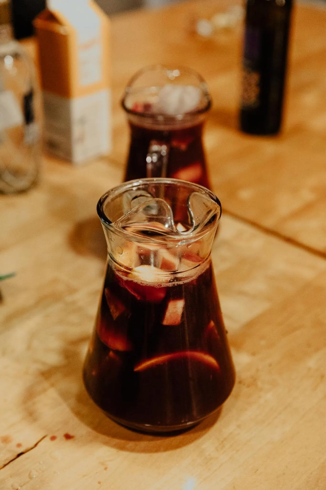 Drinks in Purple Nest Hostel