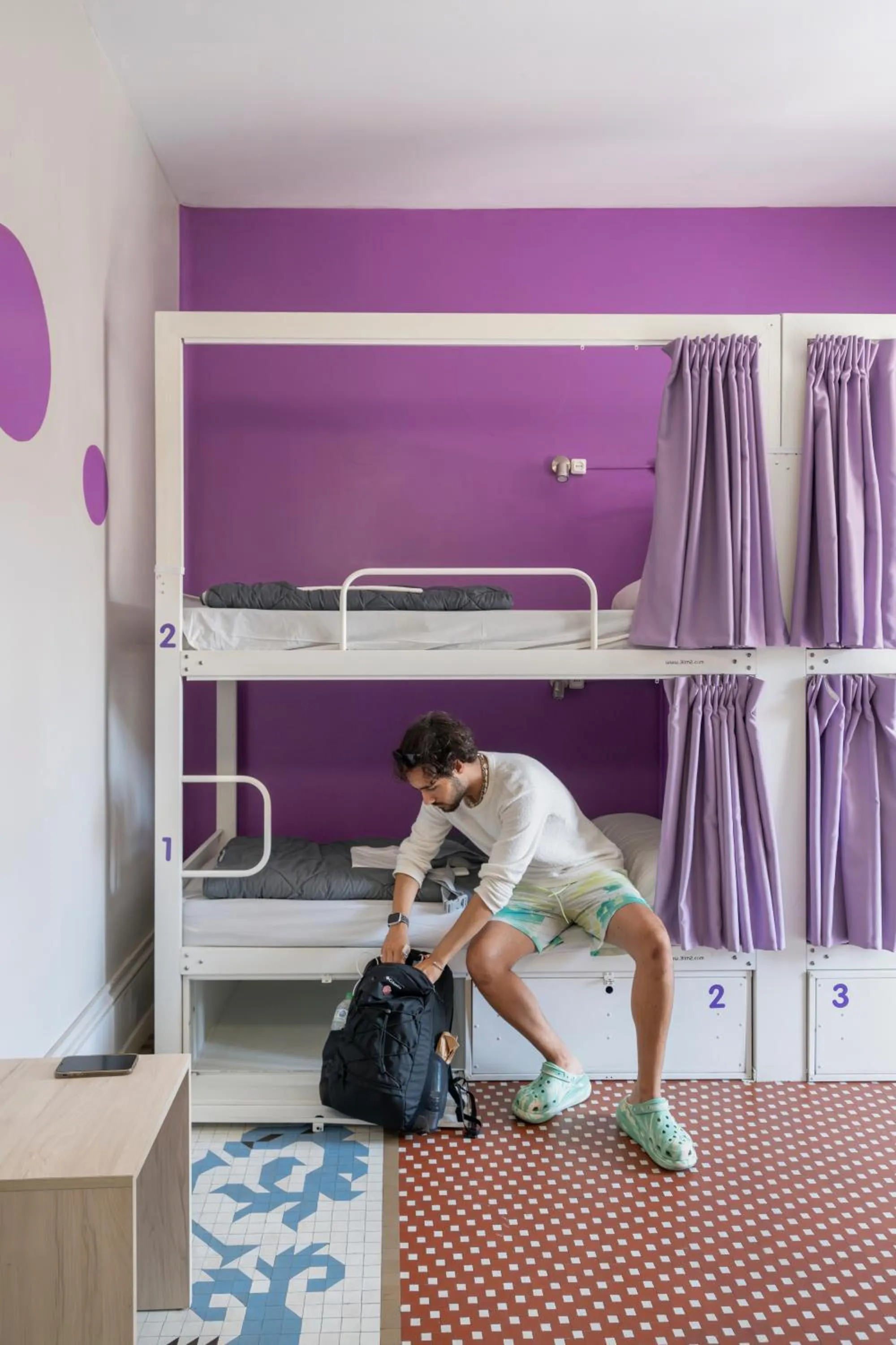 Bed in Purple Nest Hostel