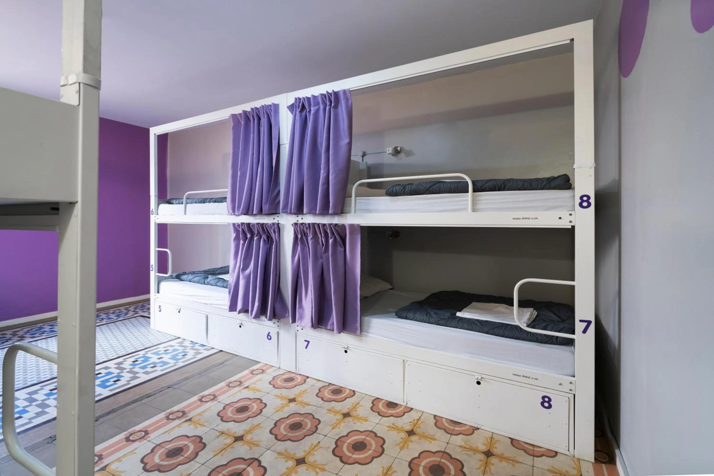 Bed in Purple Nest Hostel