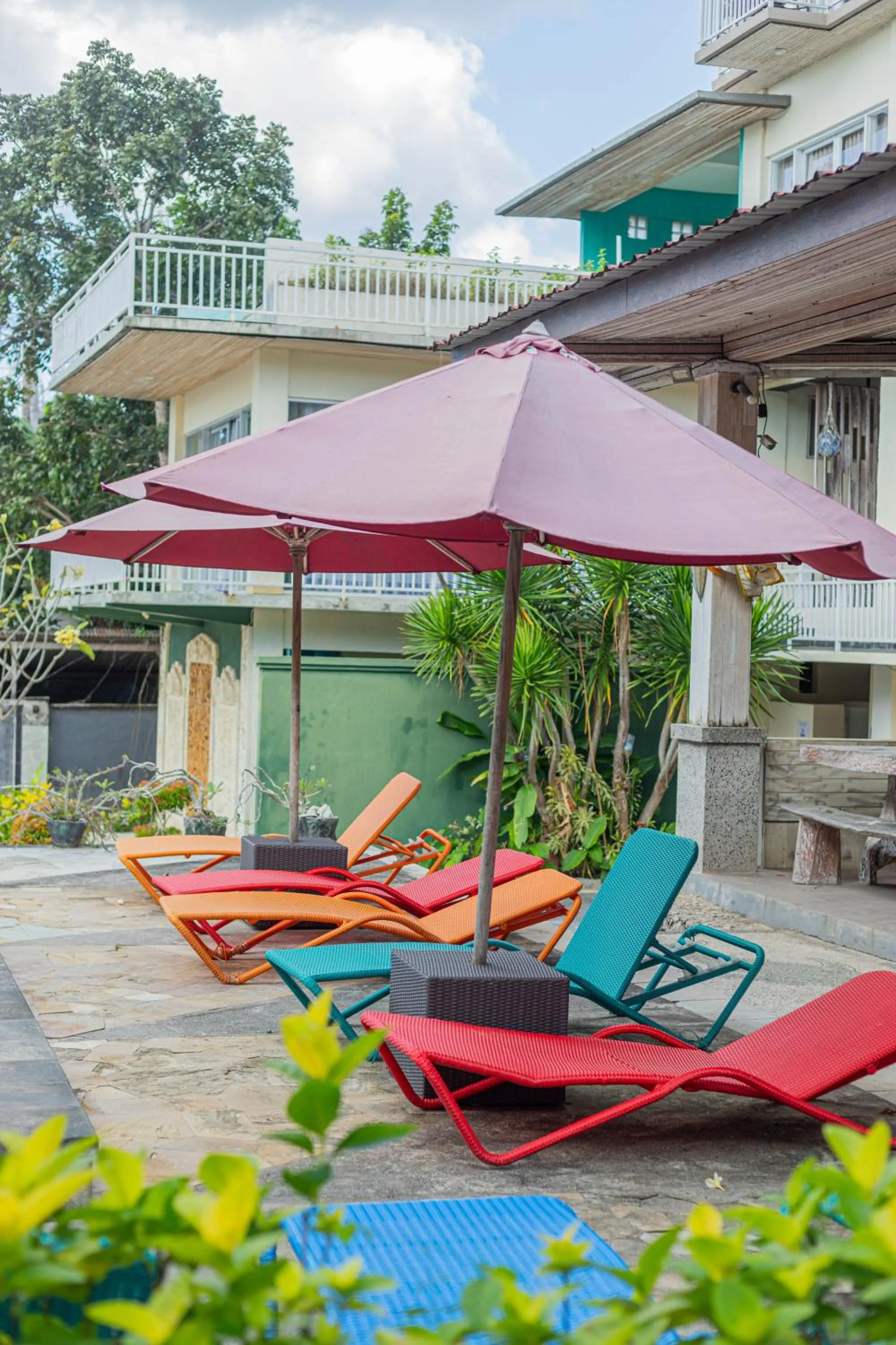 Swimming pool in The Tanis Beach Resort Nusa Lembongan