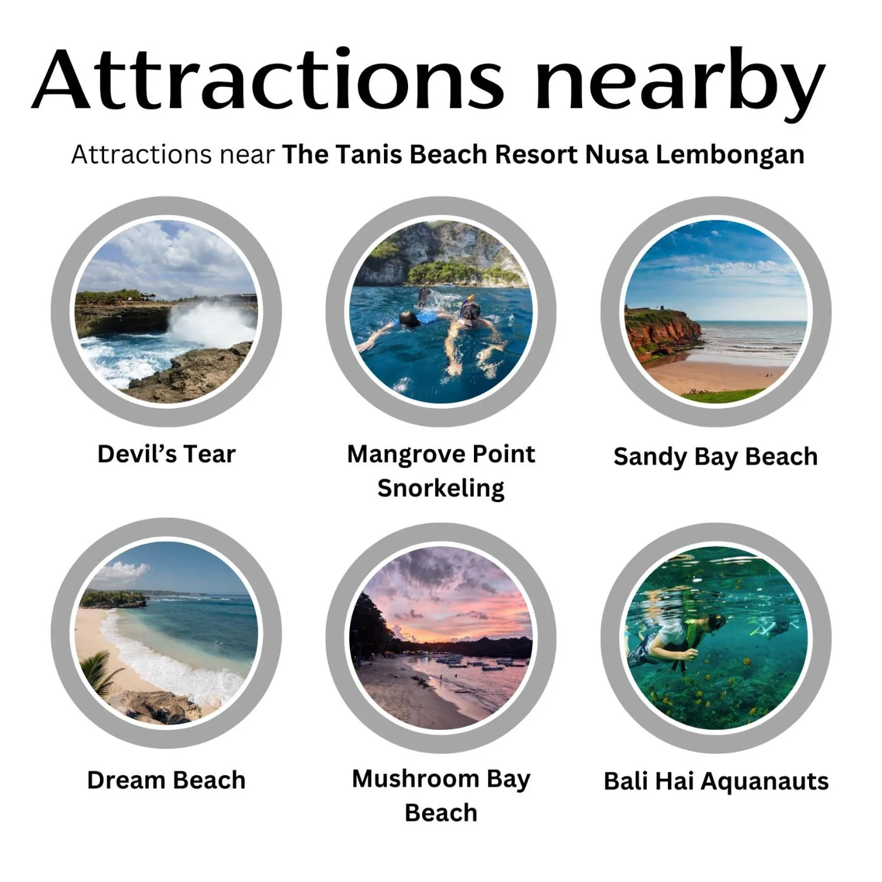 Activities in The Tanis Beach Resort Nusa Lembongan