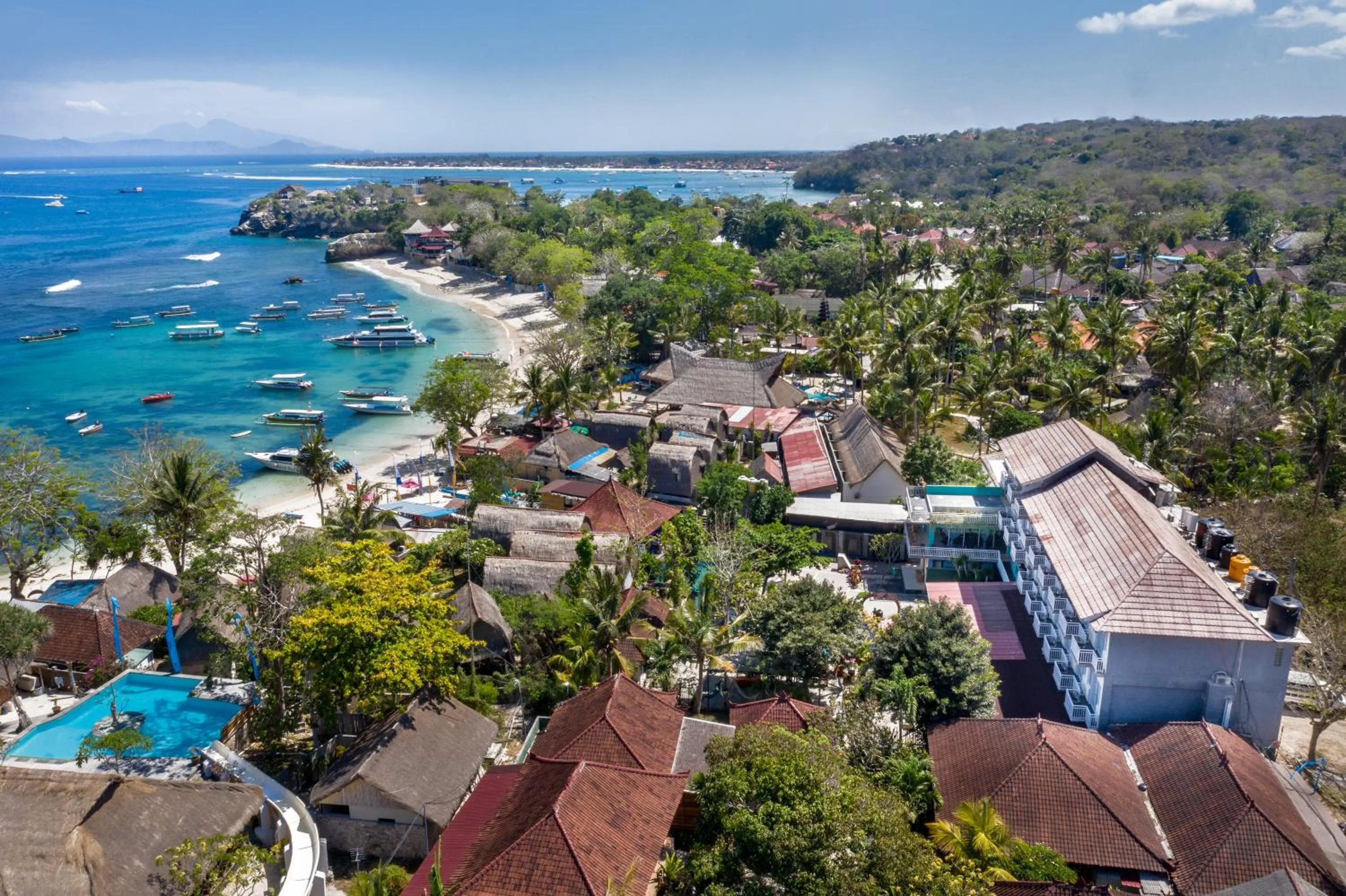 Bird's eye view in The Tanis Beach Resort Nusa Lembongan