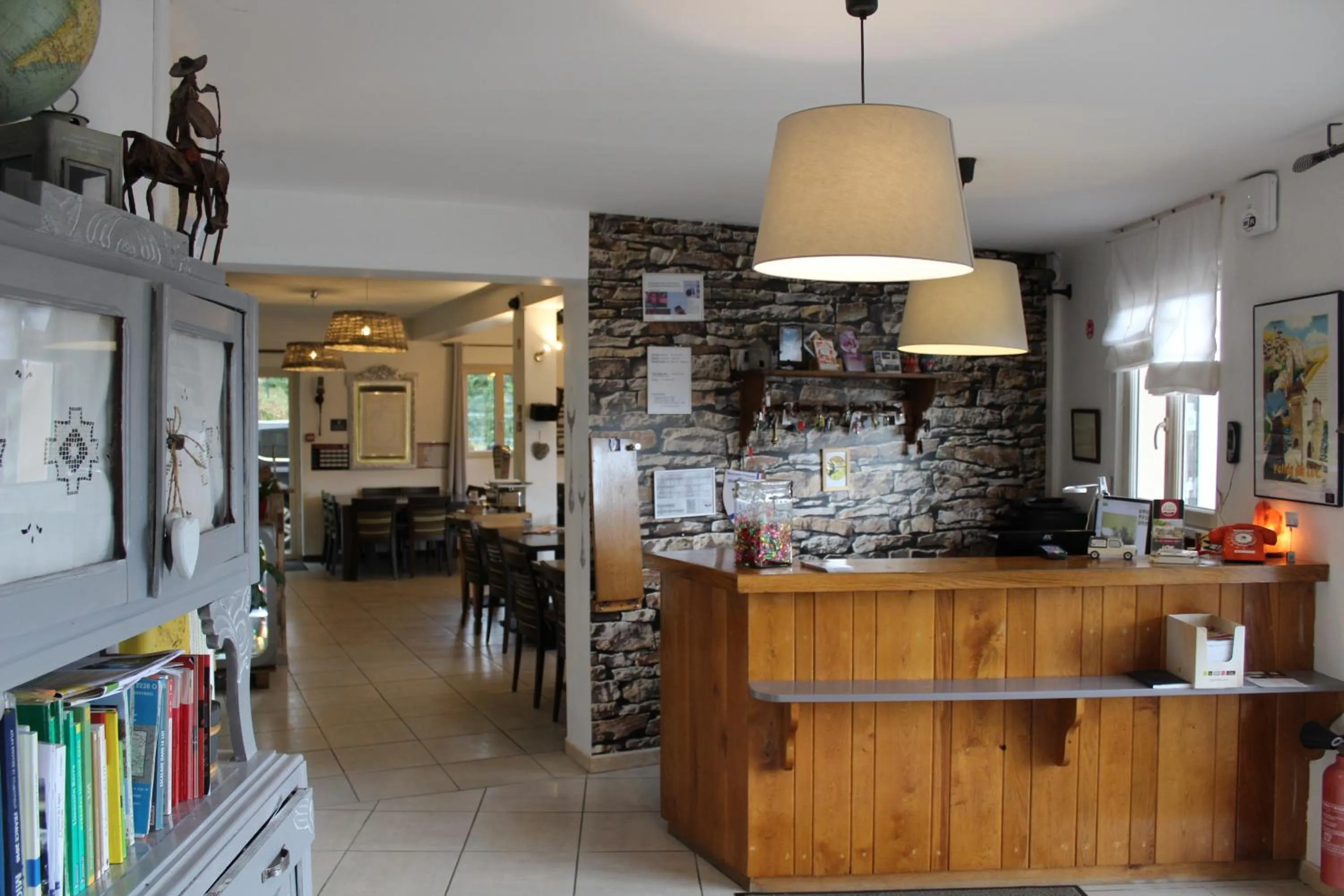 Lobby or reception in Hotel La Peyrade