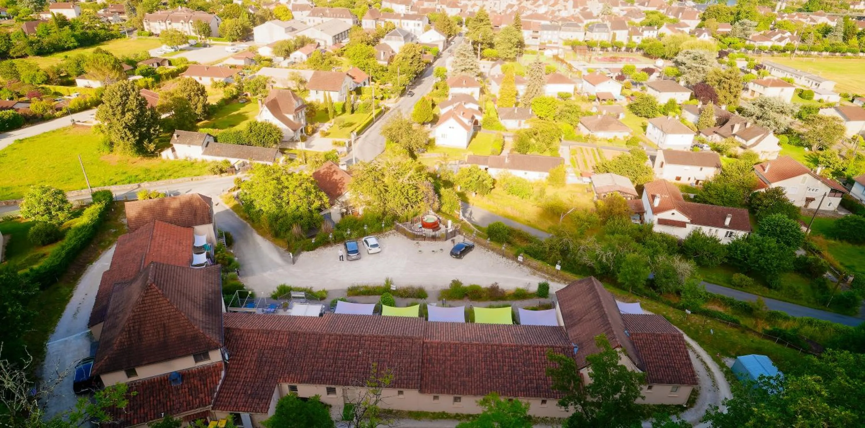 Bird's eye view in Hotel La Peyrade