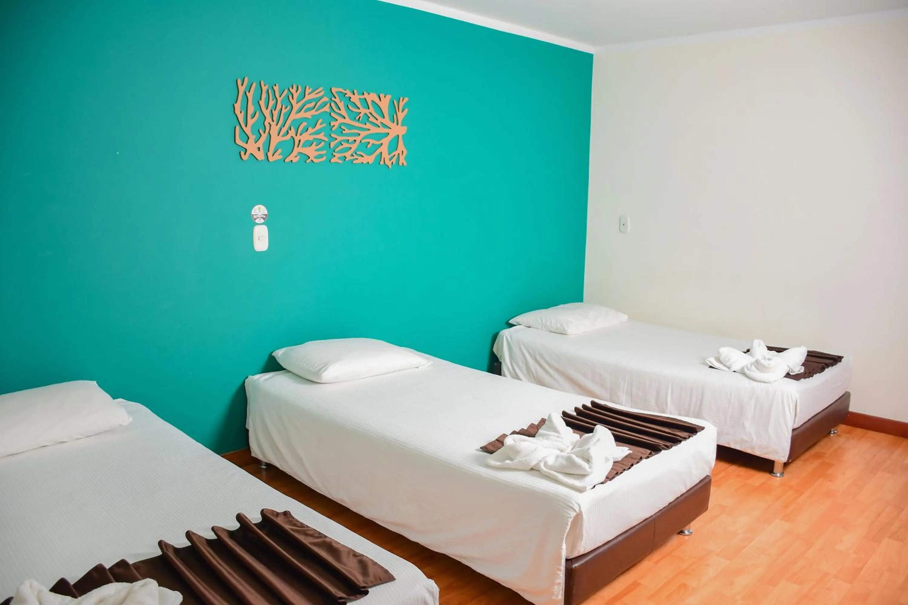 Bed in Hotel Villa Colonia