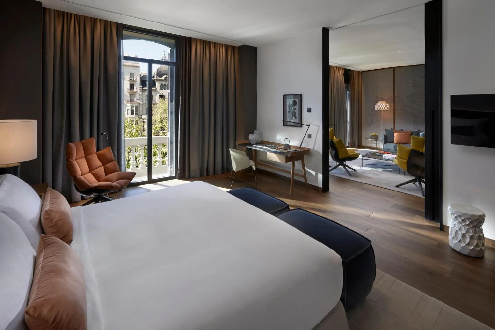 Bedroom, Bed in Mandarin Oriental, Barcelona