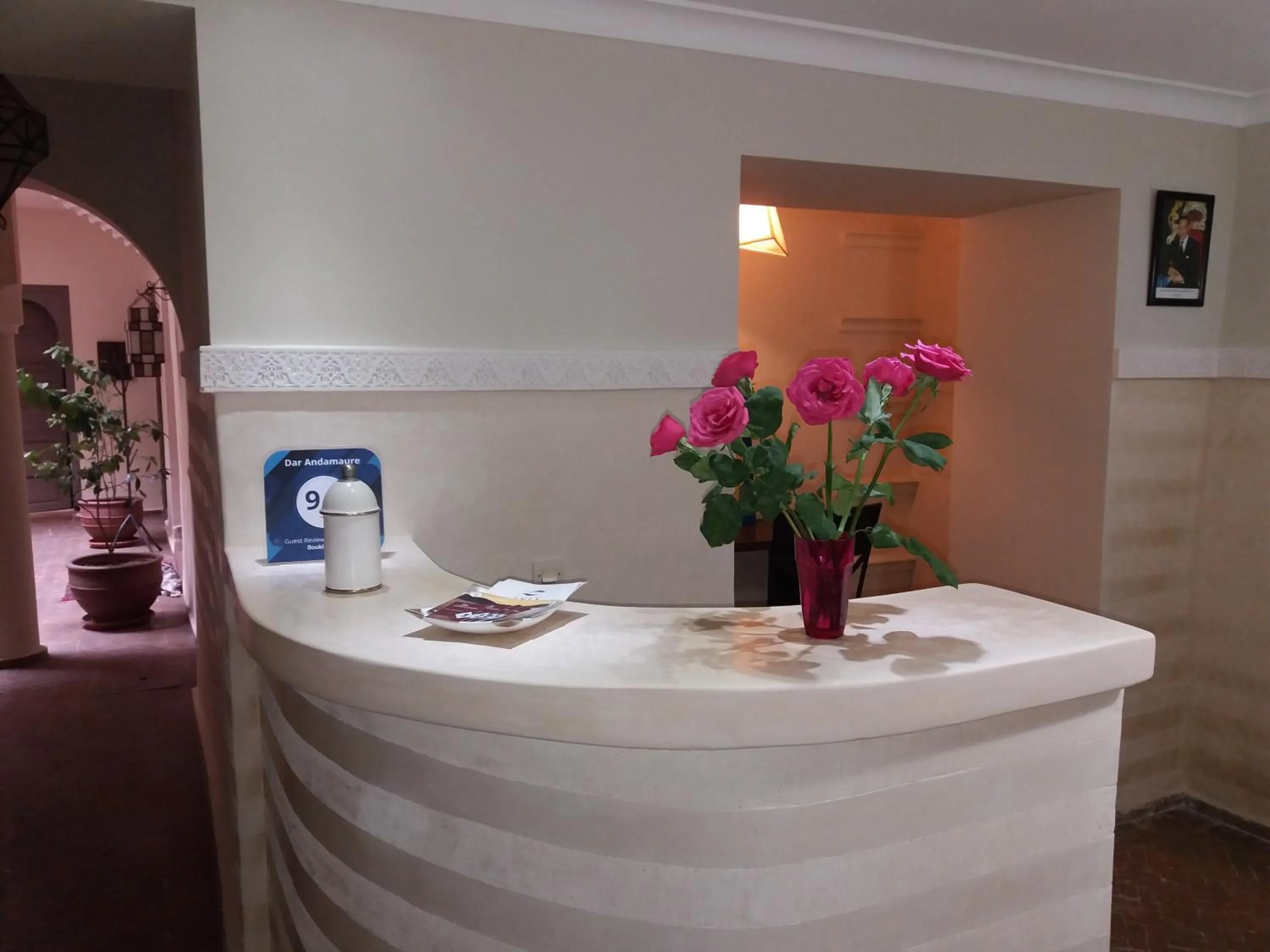 Decorative detail in Dar Andamaure