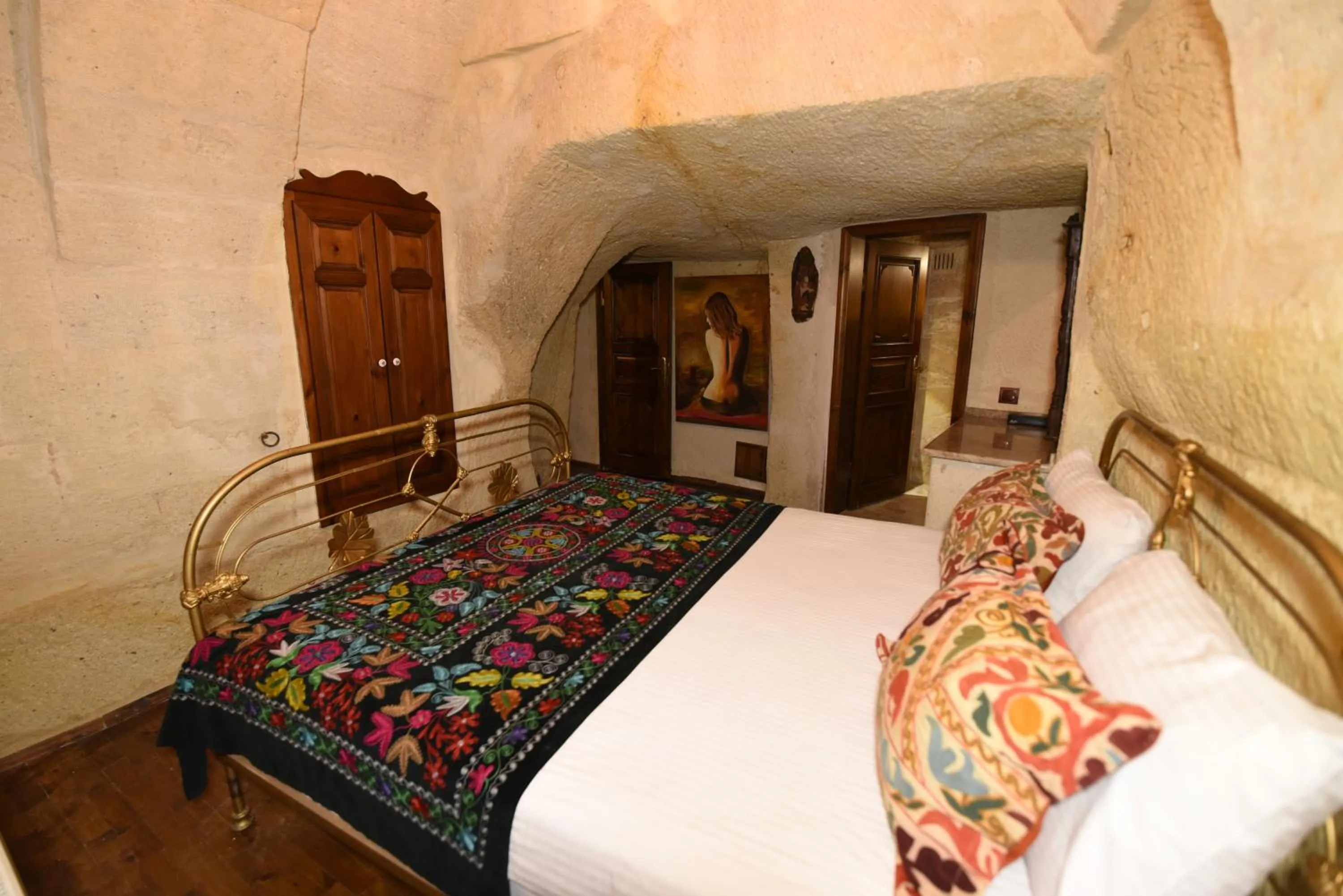 Bedroom, Bed in Canela Cave Hotel - Cappadocia