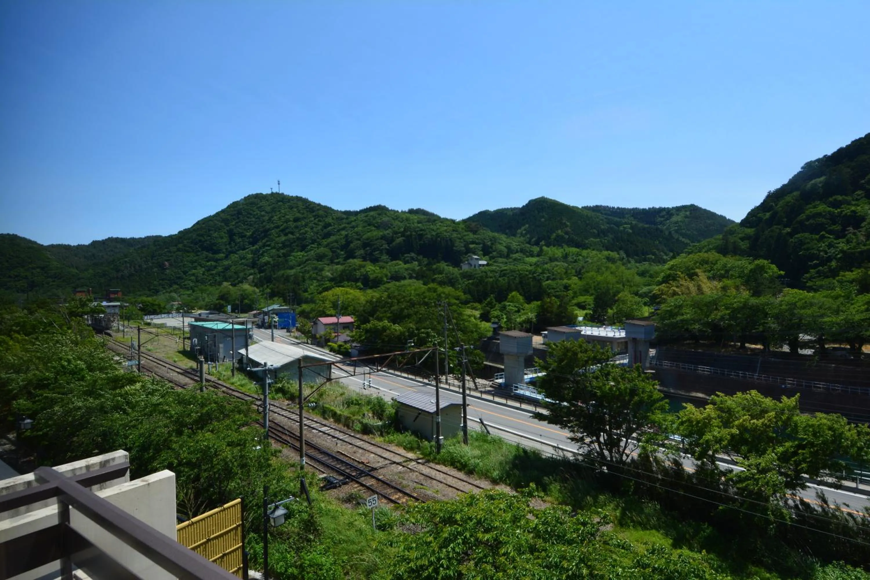 Mountain view in Eirakukan