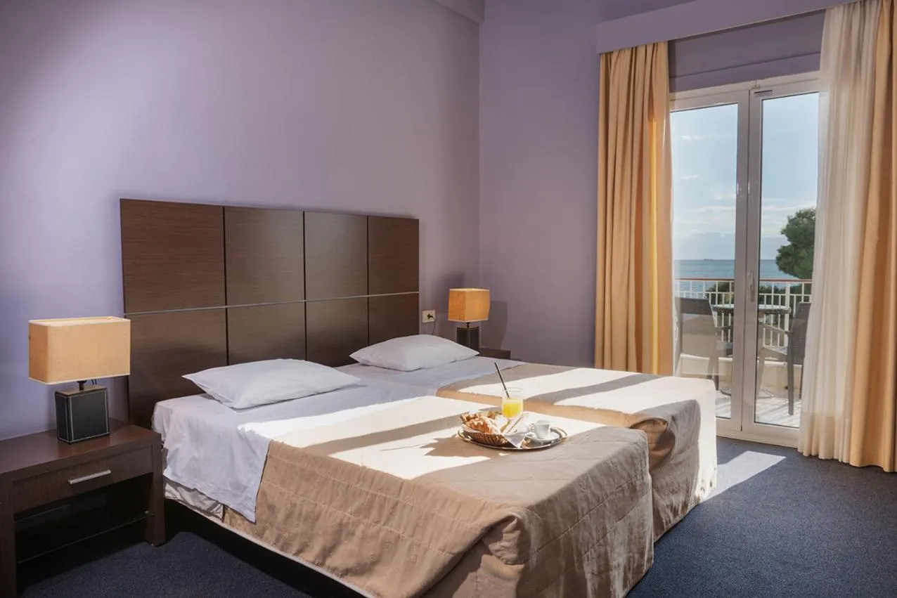 Photo of the whole room, Bed in Galini Hotel