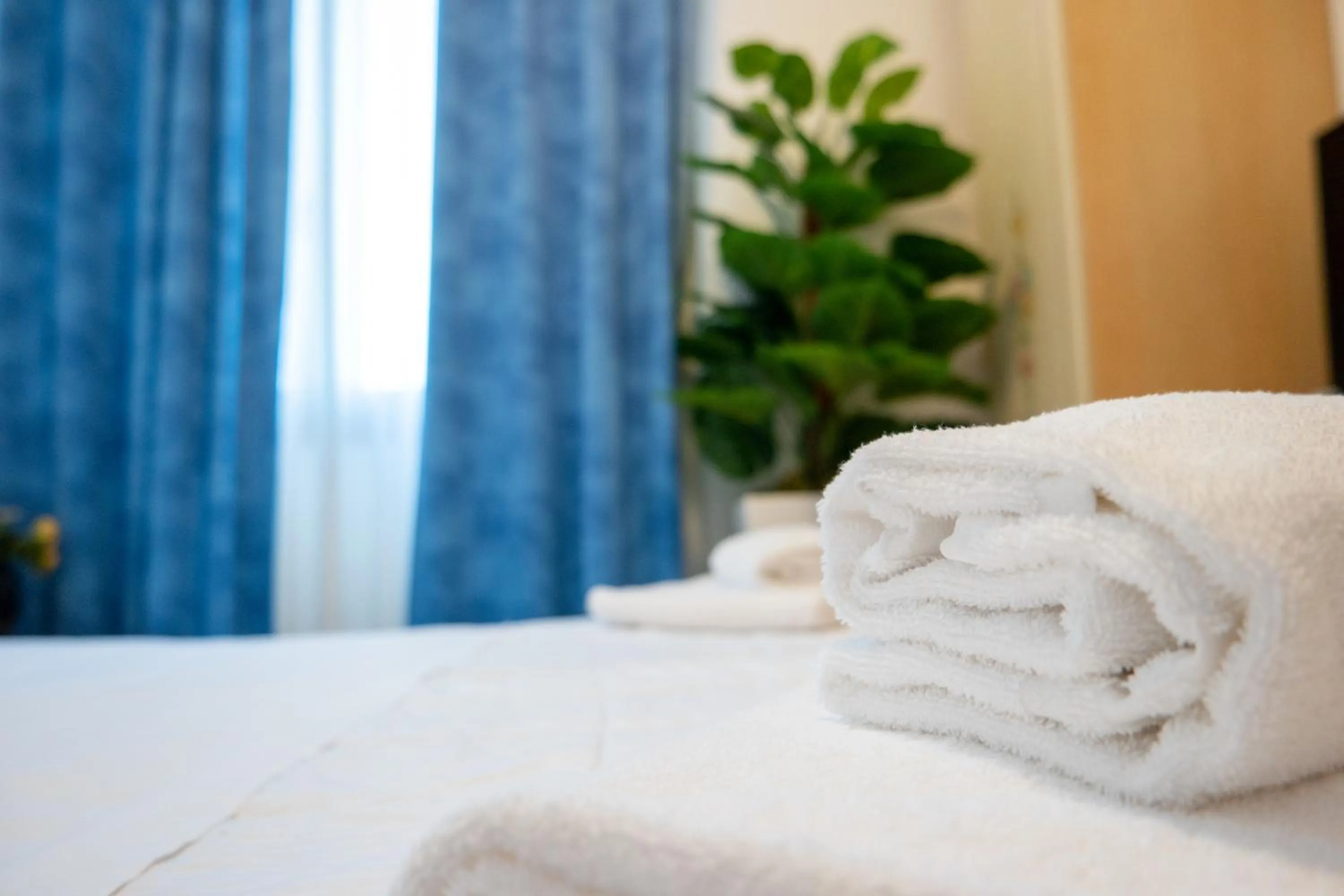 Bed in Hotel New Aurora Venice