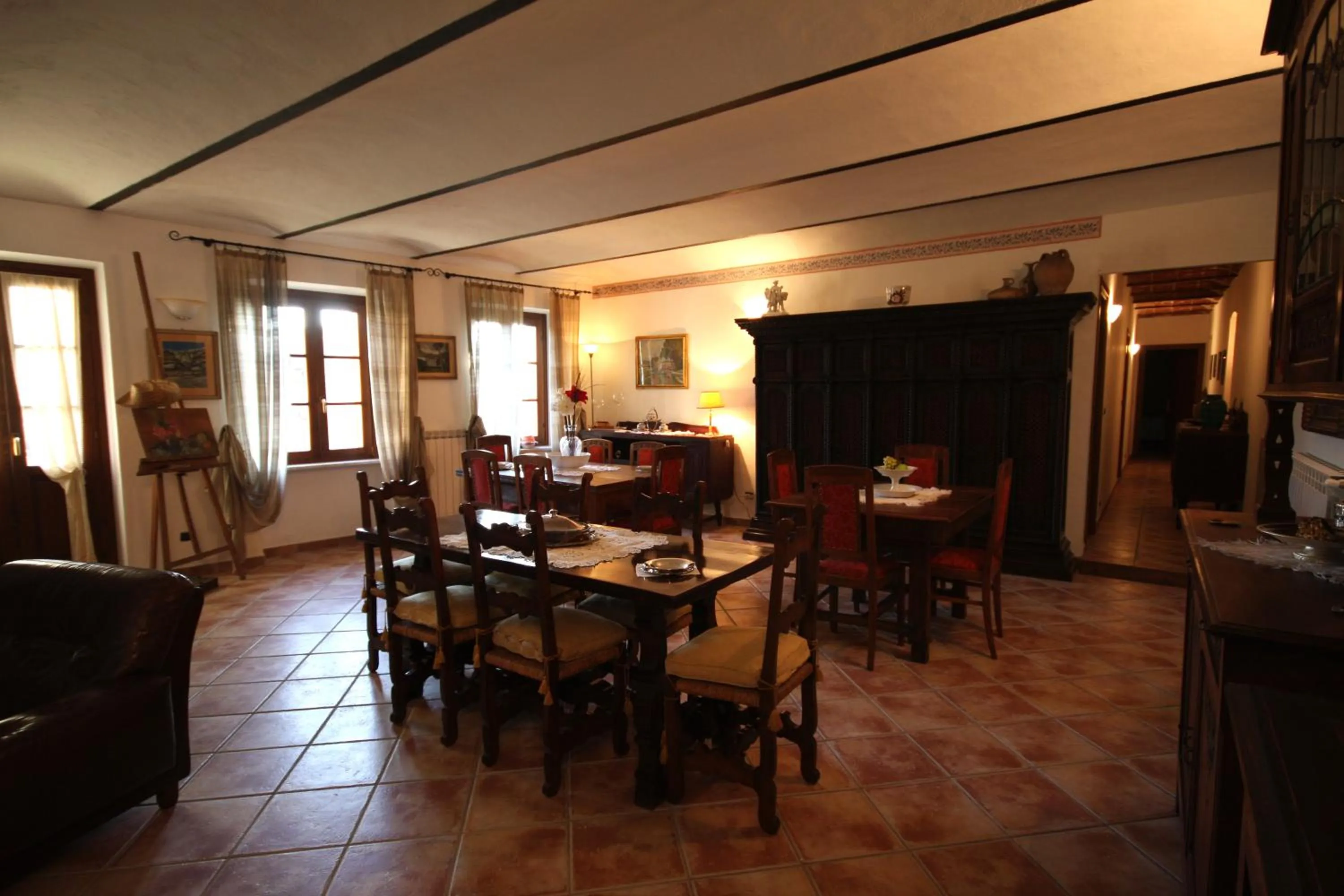 Communal lounge/ TV room in Relais San Desiderio