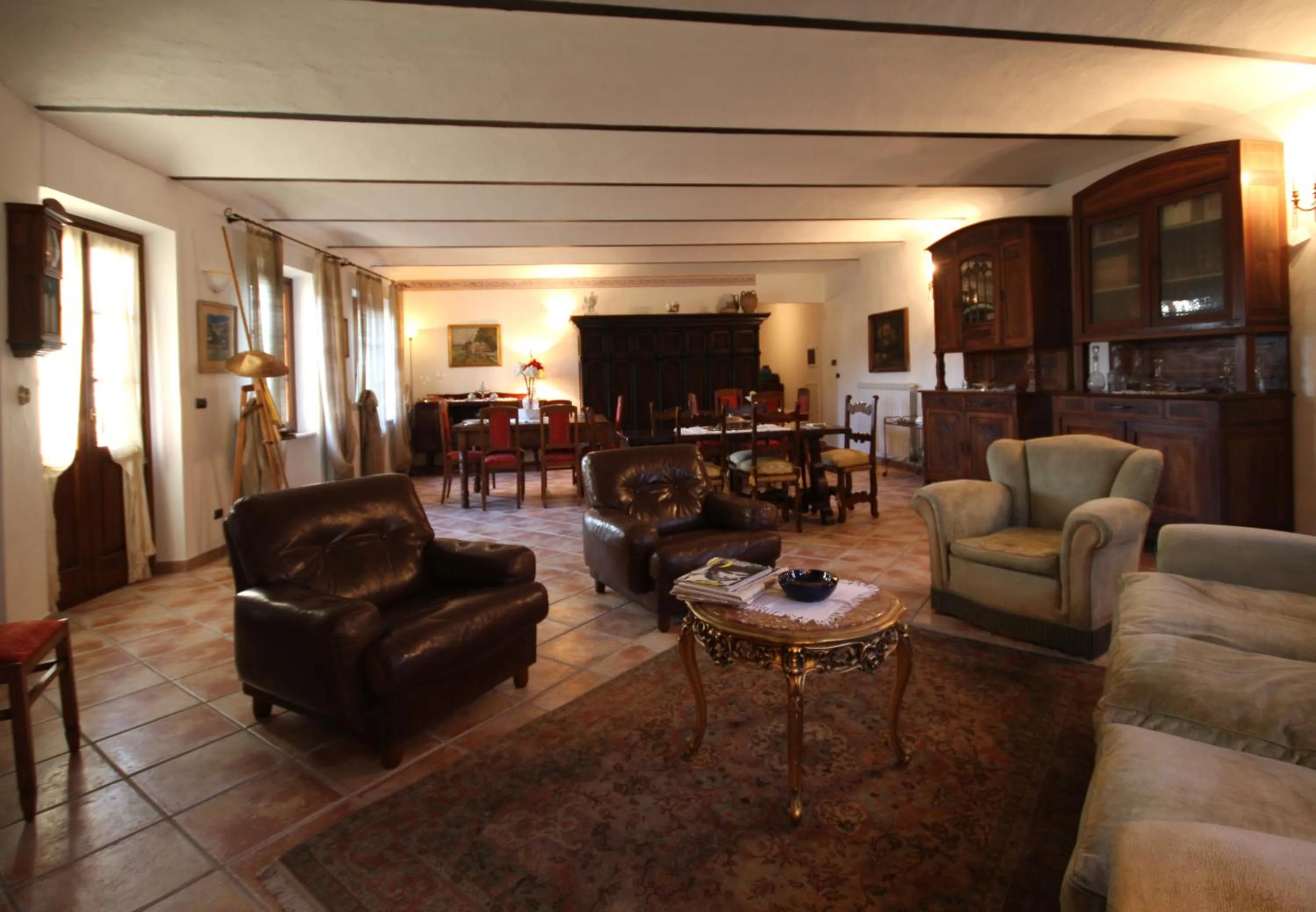 Communal lounge/ TV room in Relais San Desiderio