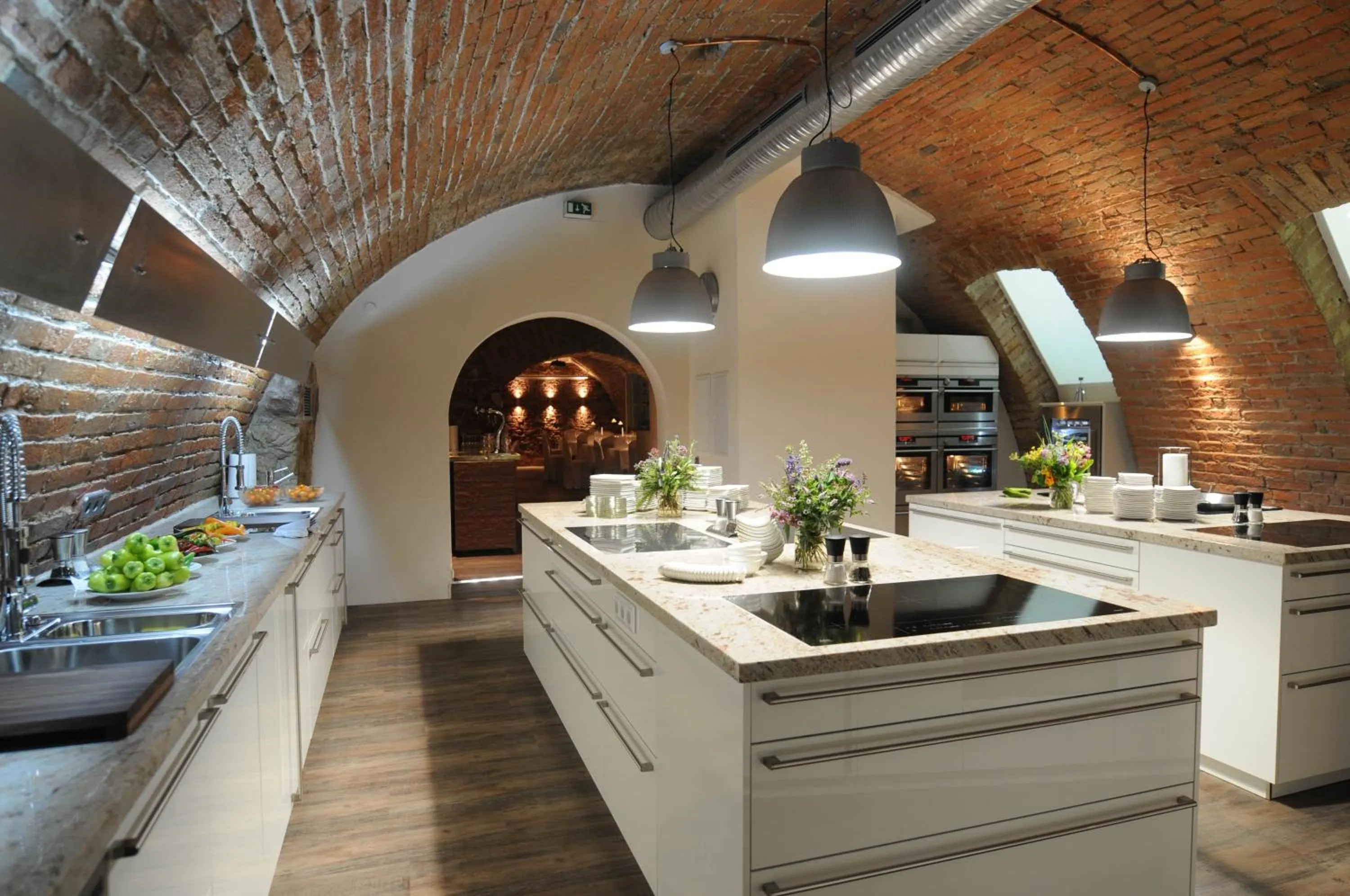 Kitchen or kitchenette in Hotel Alt Speyer