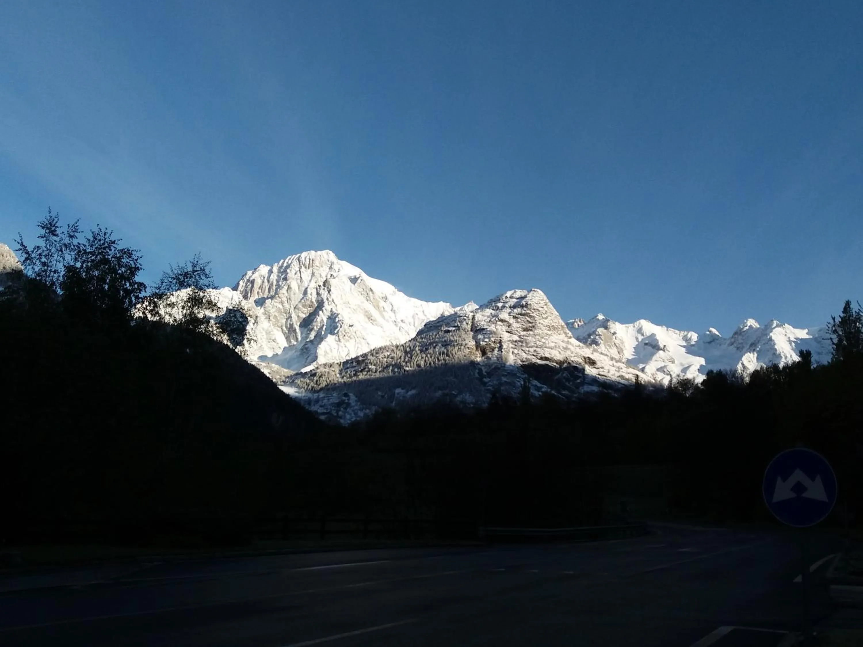 Mountain view in Hotel Ottoz Meublé