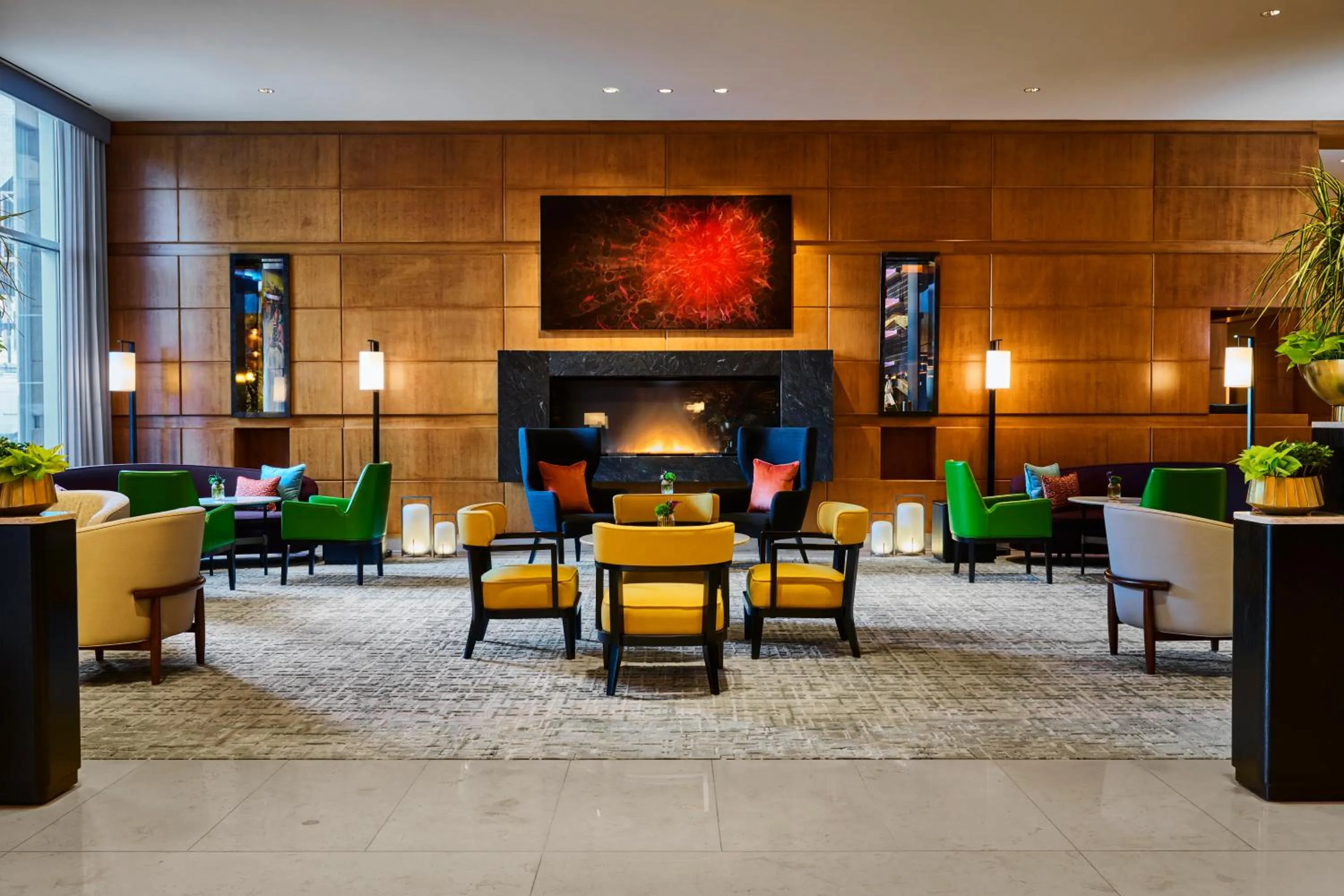 Lobby or reception in Mandarin Oriental, Boston