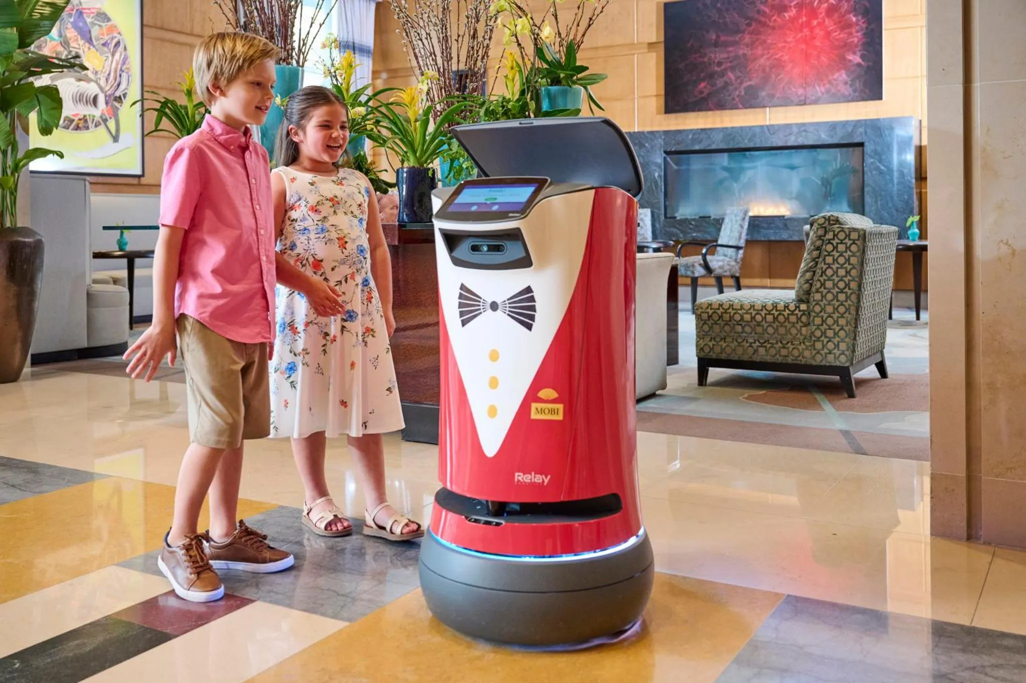 Lobby or reception in Mandarin Oriental, Boston