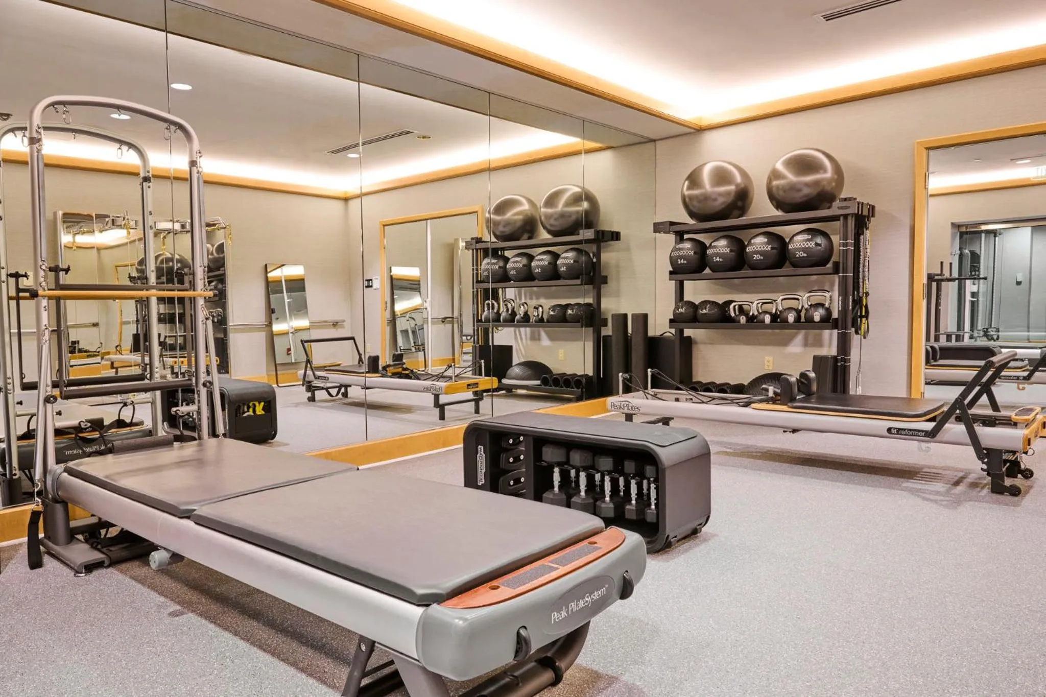 Fitness centre/facilities in Mandarin Oriental, Boston