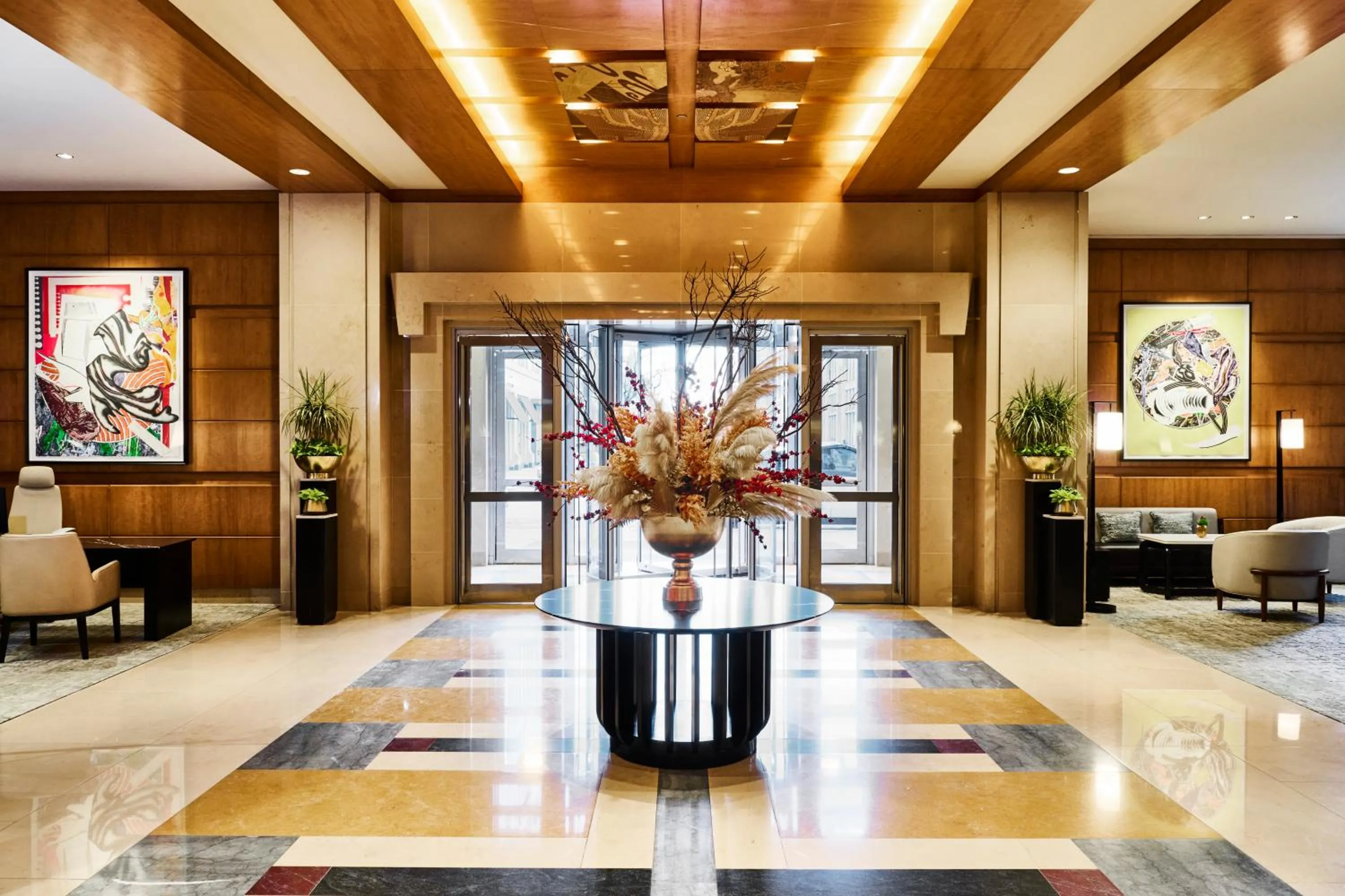 Lobby or reception in Mandarin Oriental, Boston