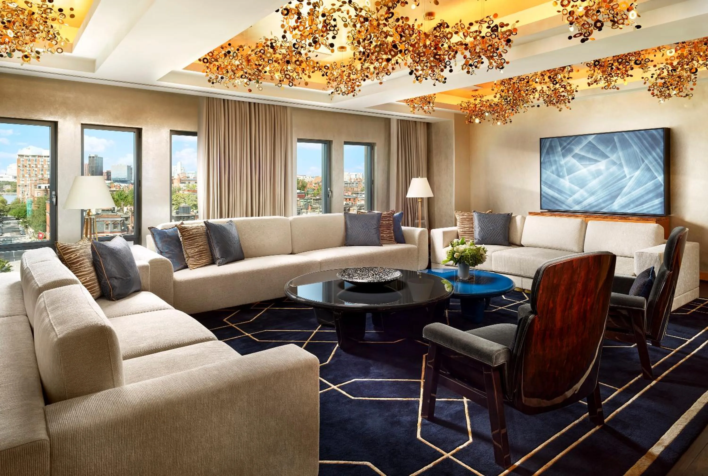 Photo of the whole room in Mandarin Oriental, Boston