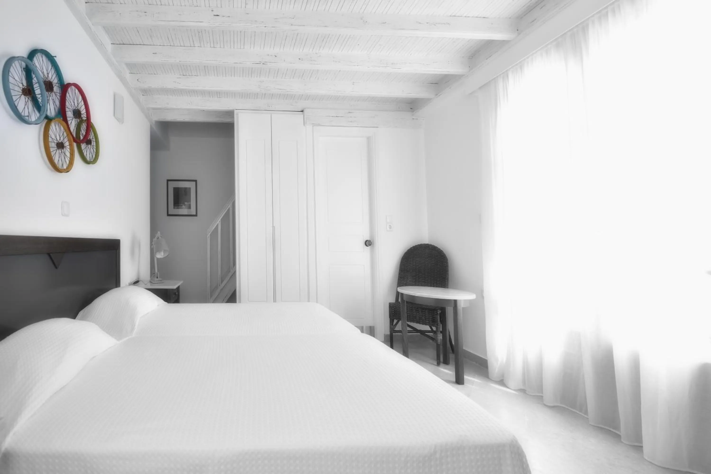 Bedroom, Bed in Kalidon beach Hotel