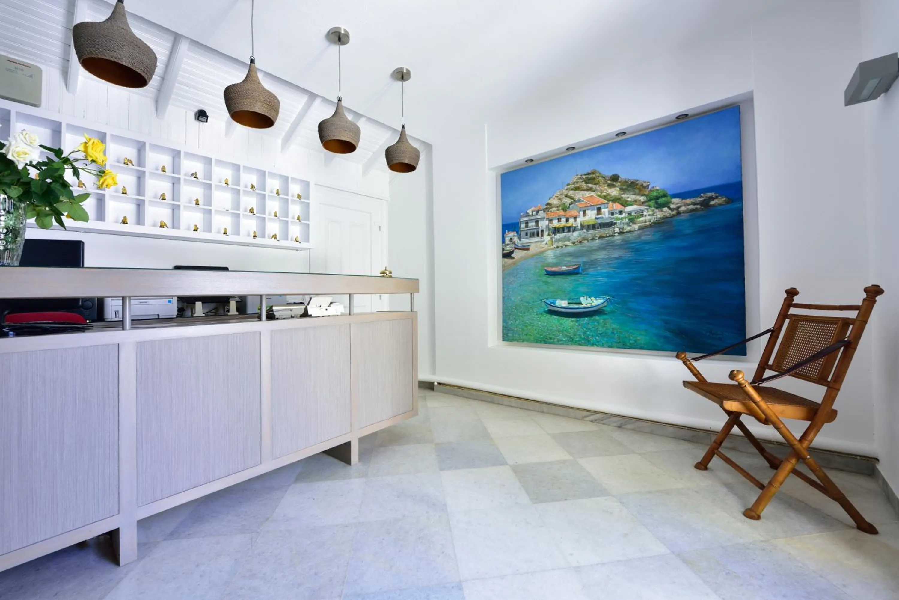 Lobby or reception in Kalidon beach Hotel