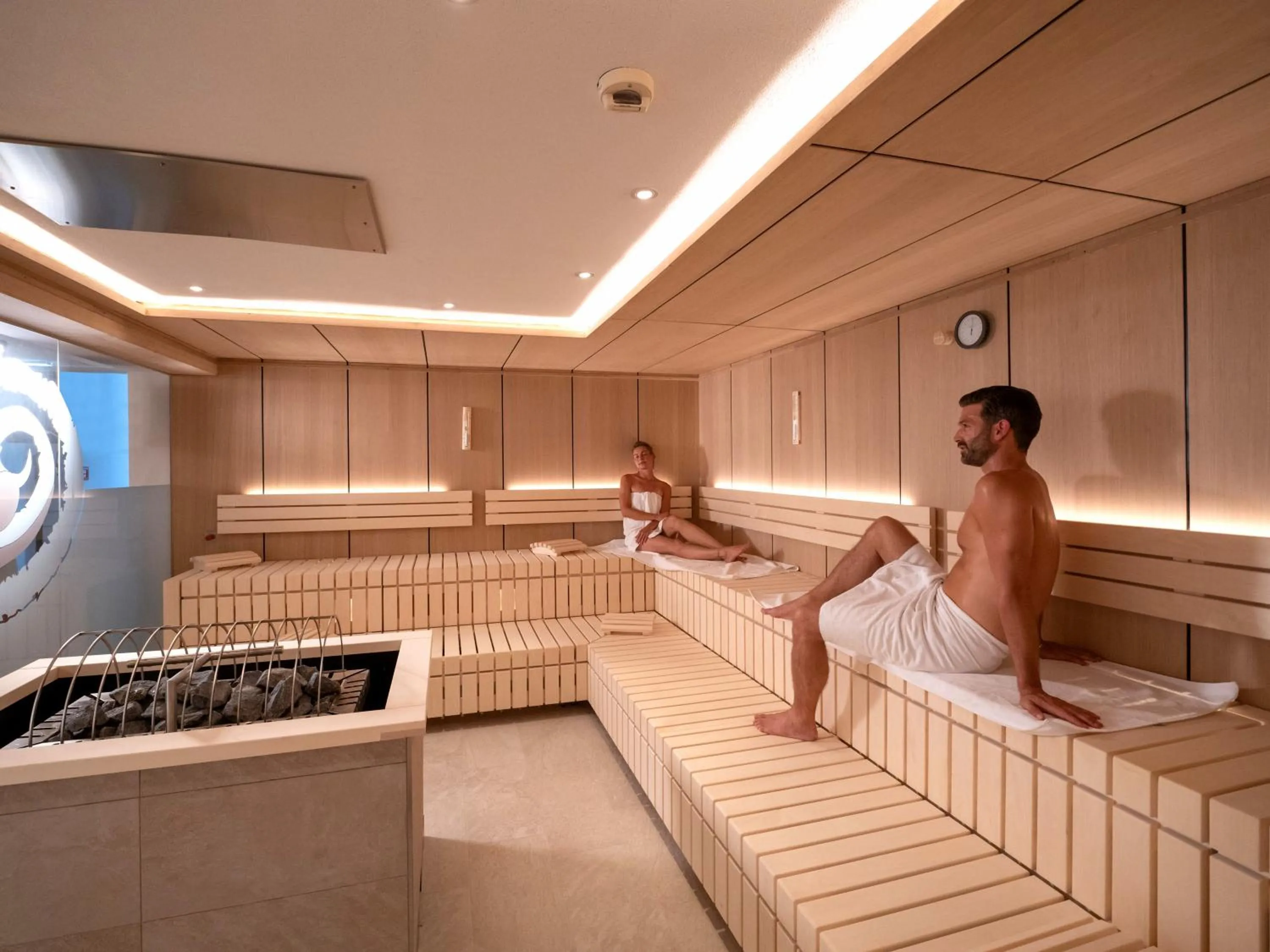 Sauna in Alpenhotel Karwendel -Adults only-