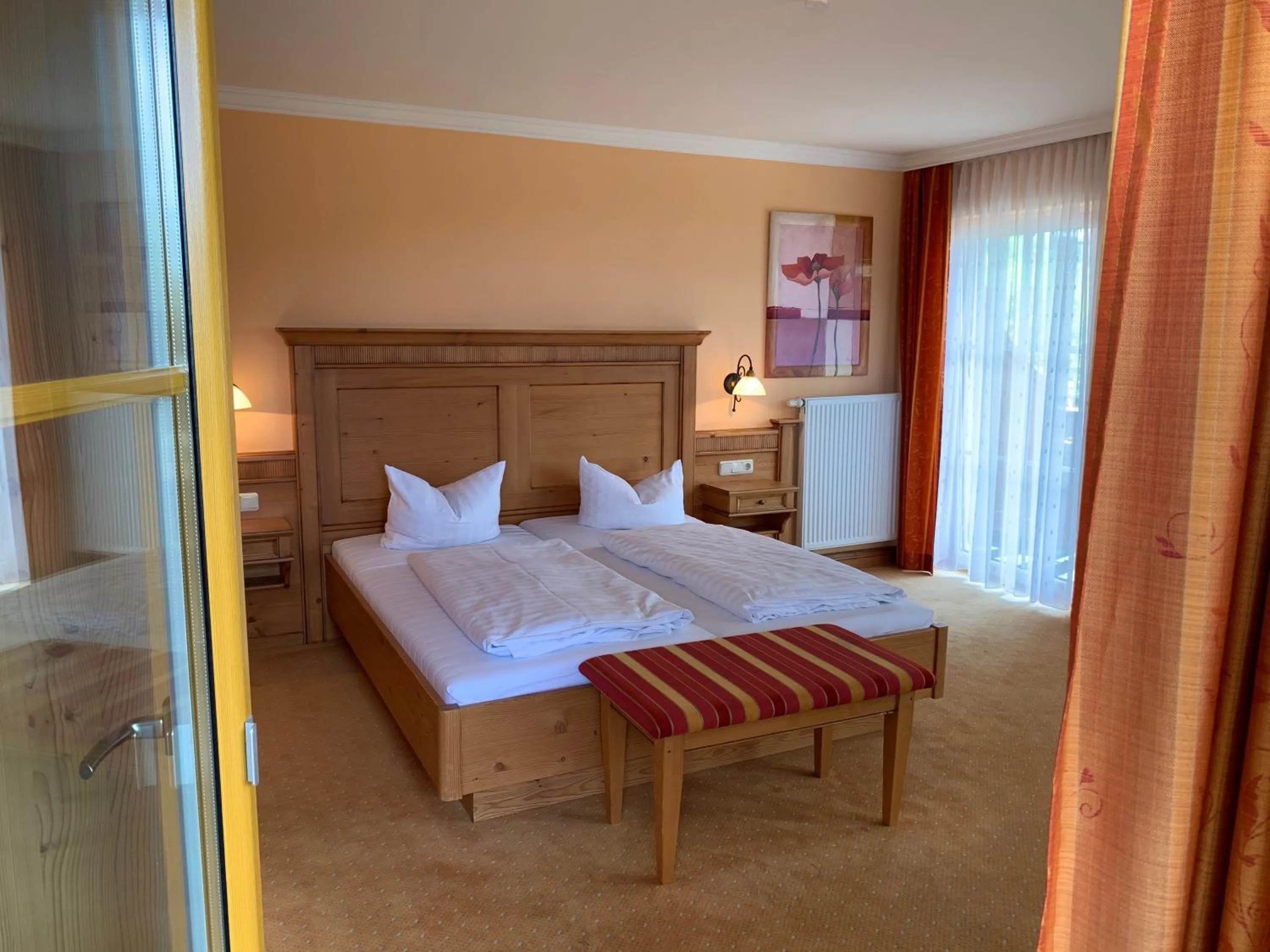 Bed in Hotel Sonnenblick