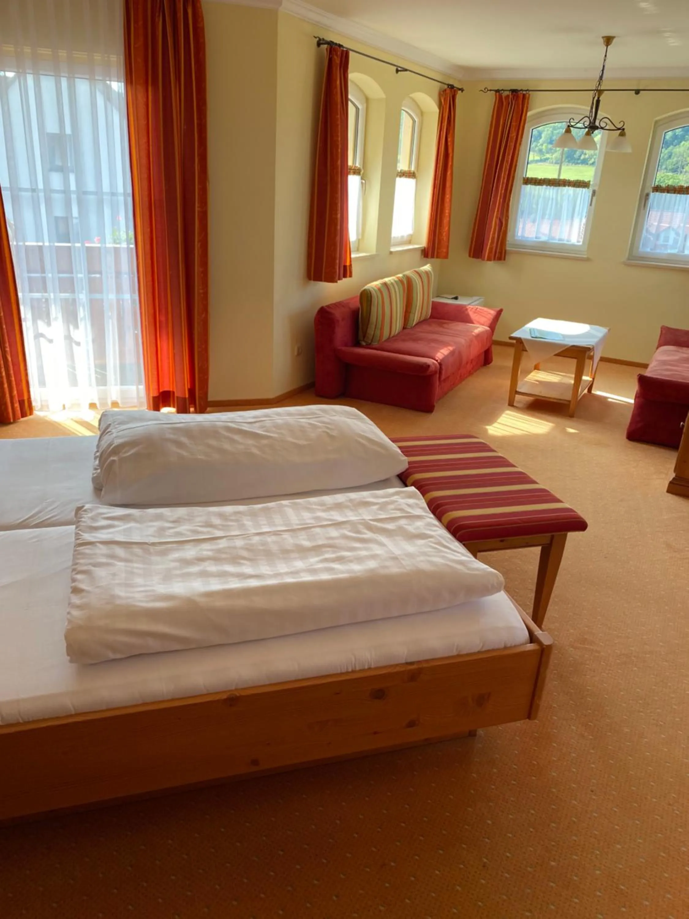 Bed in Hotel Sonnenblick