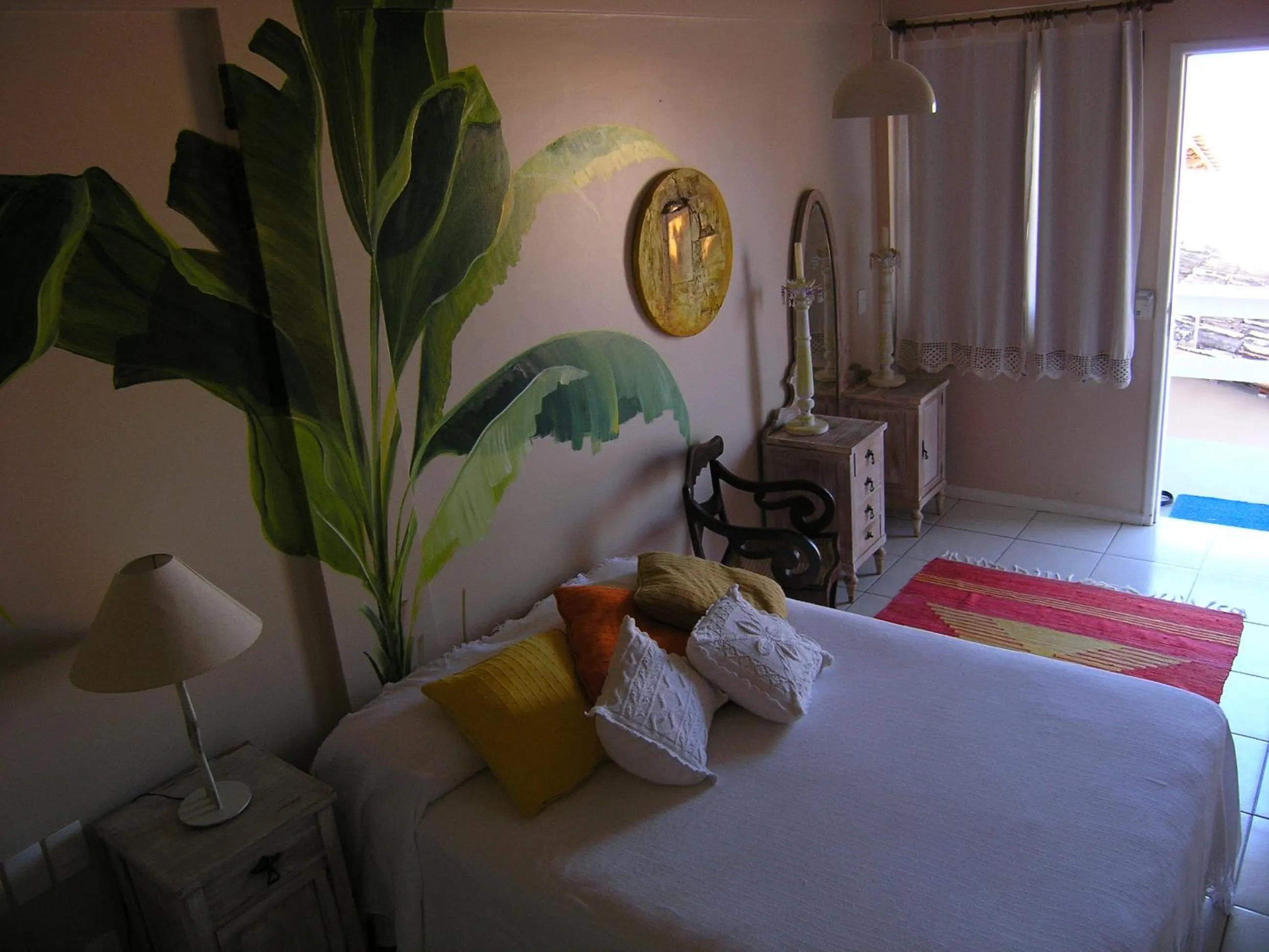 Decorative detail, Bed in Pousada Via Brasil