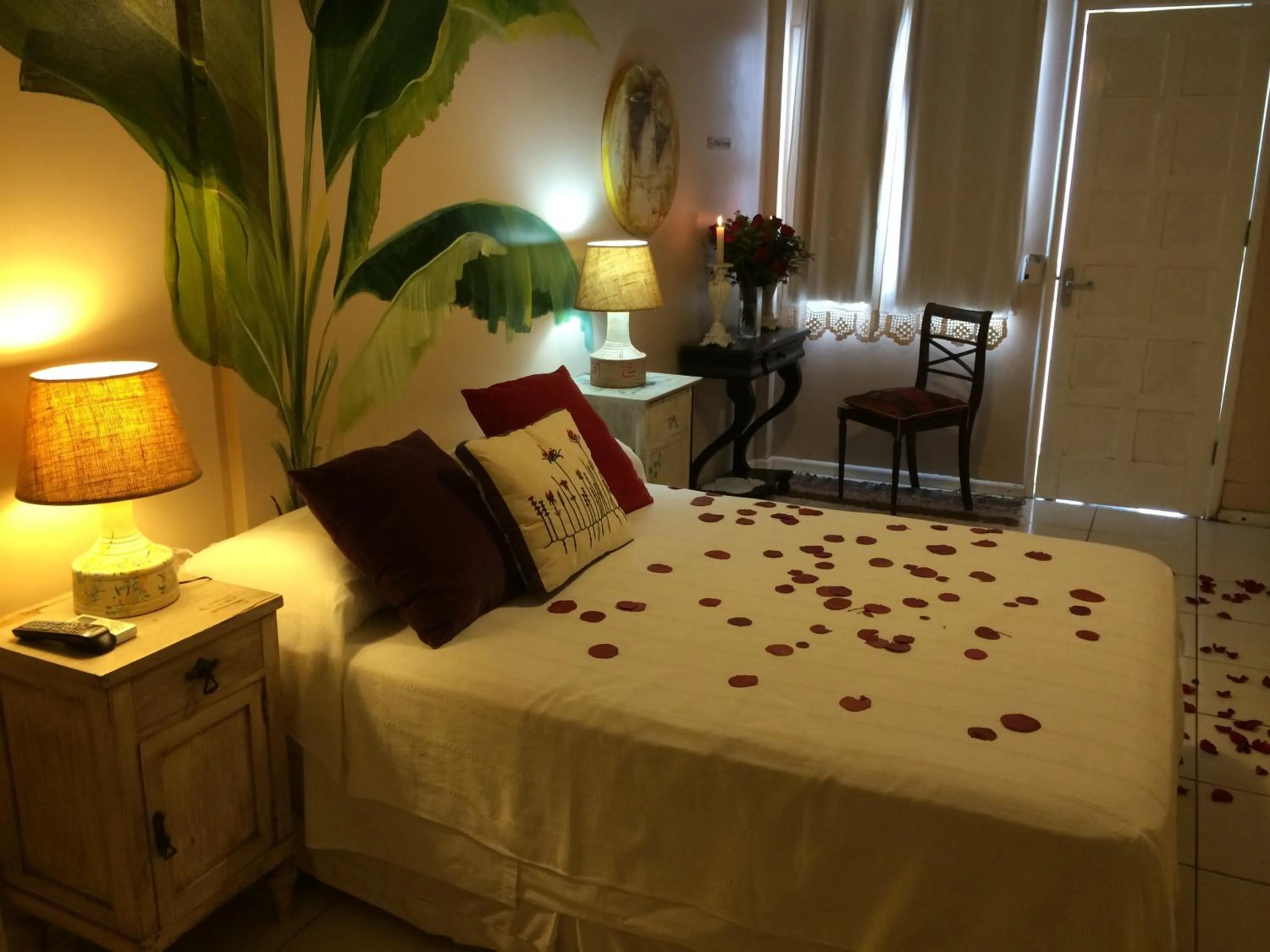 Bed in Pousada Via Brasil