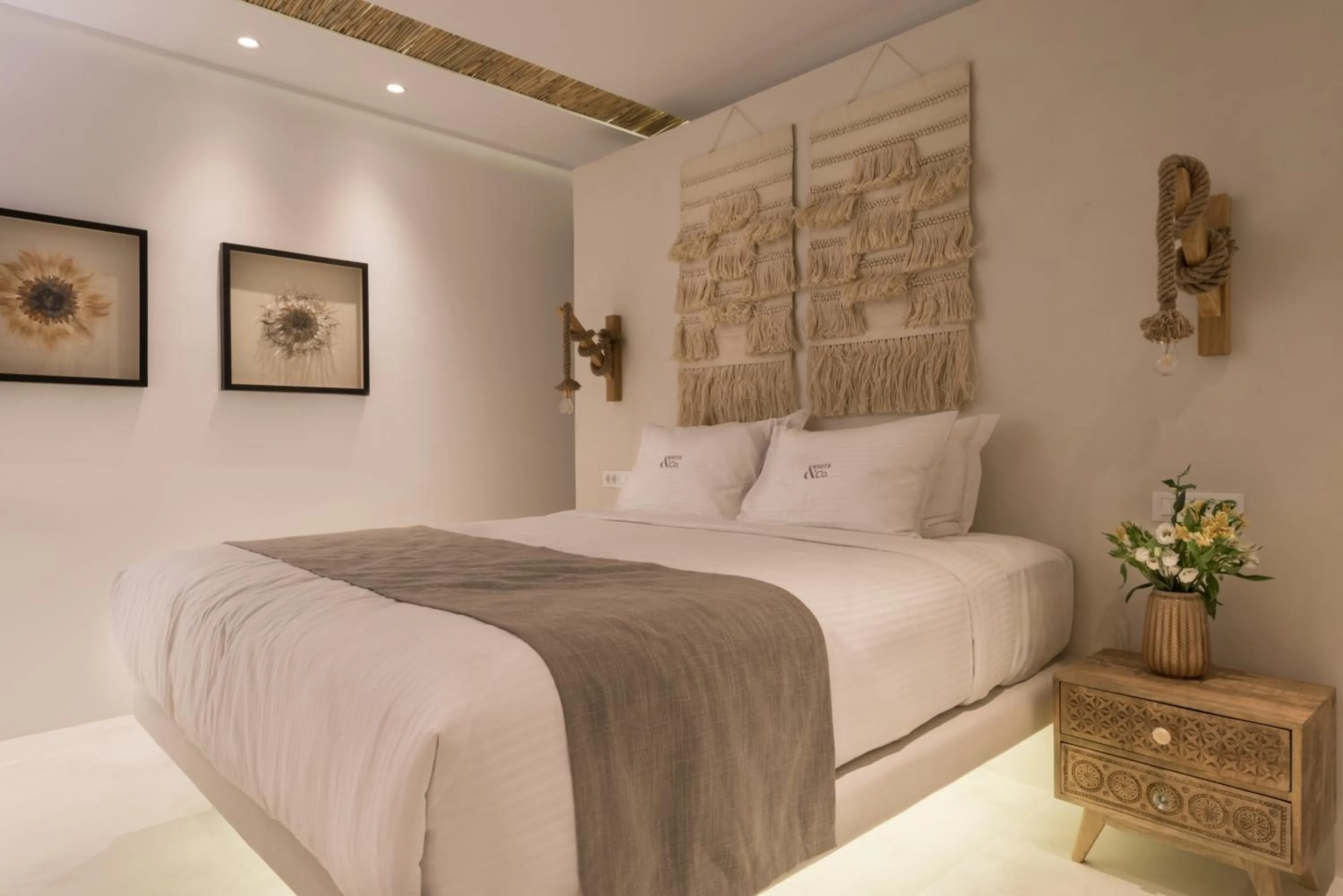 Bedroom, Bed in White & Co Exclusive Island Villas