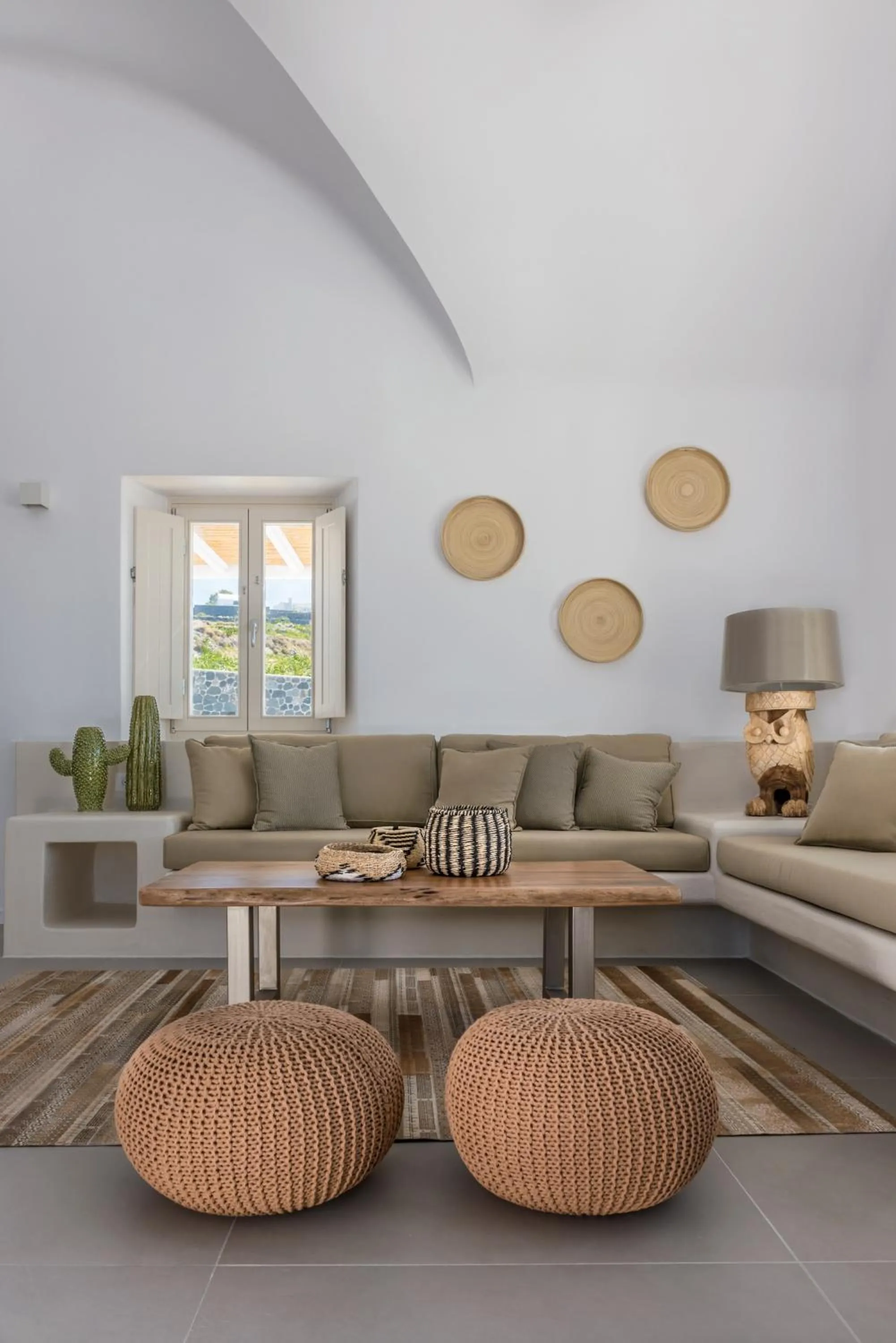Seating area in White & Co Exclusive Island Villas