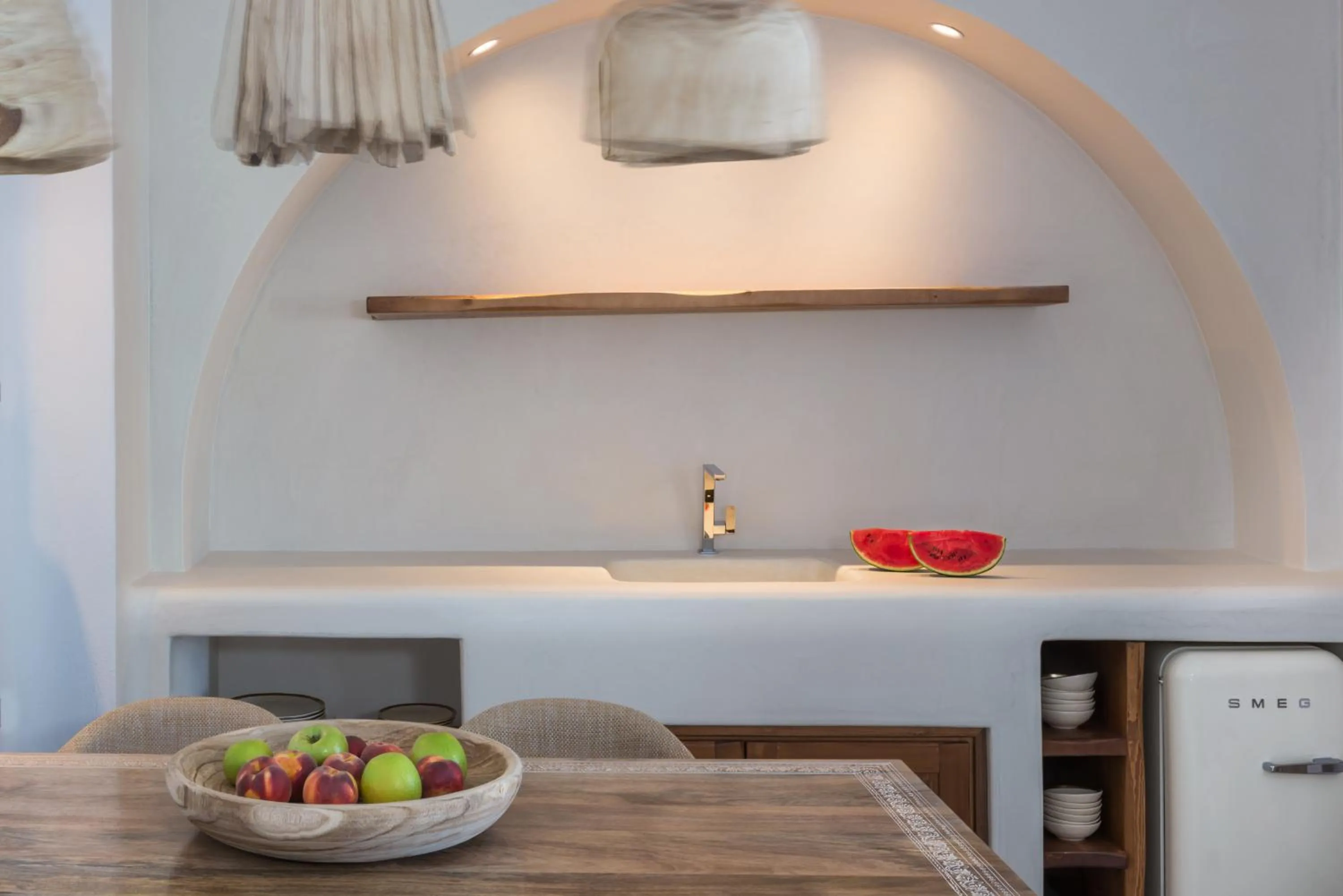 Dining area in White & Co Exclusive Island Villas