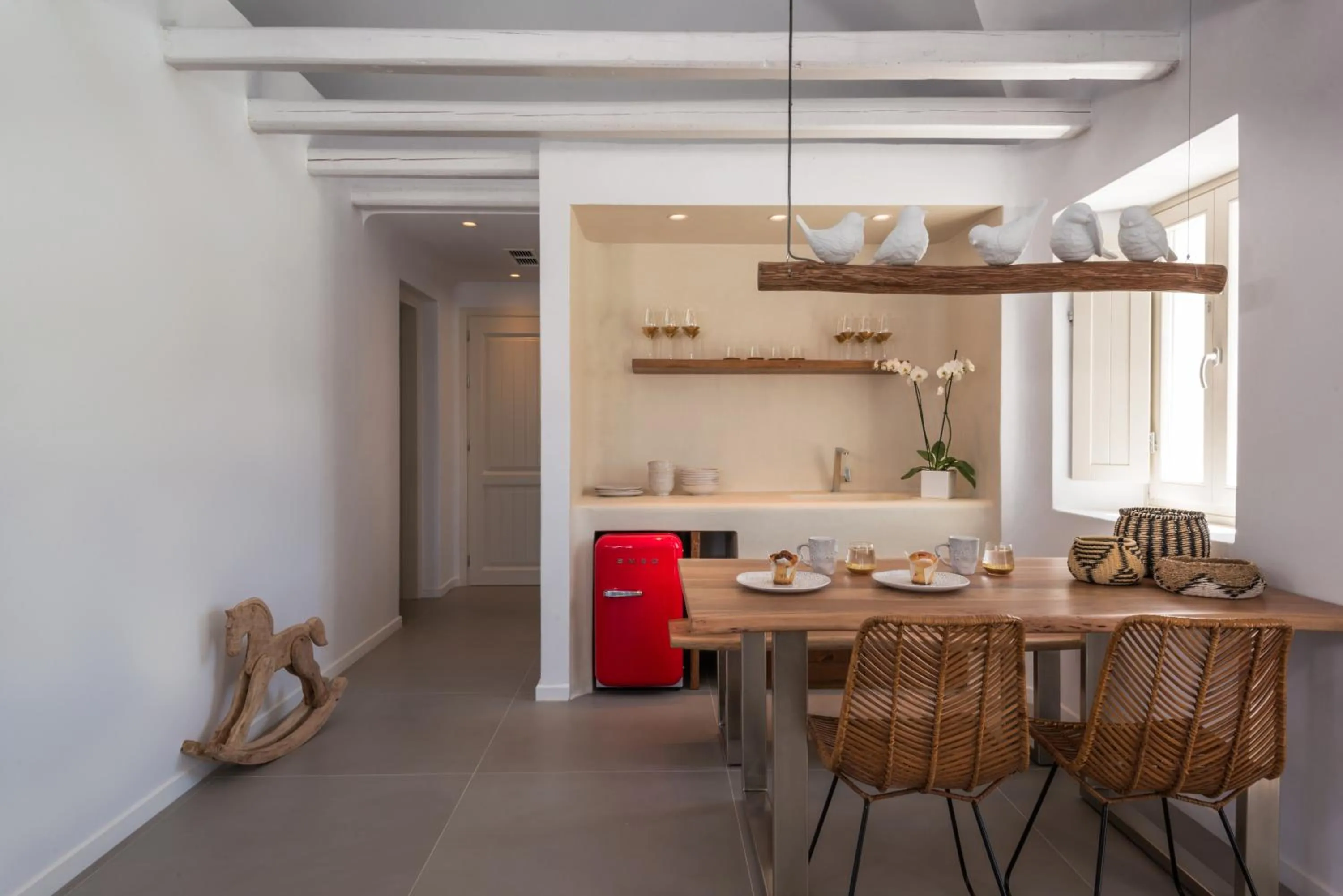 Dining area in White & Co Exclusive Island Villas