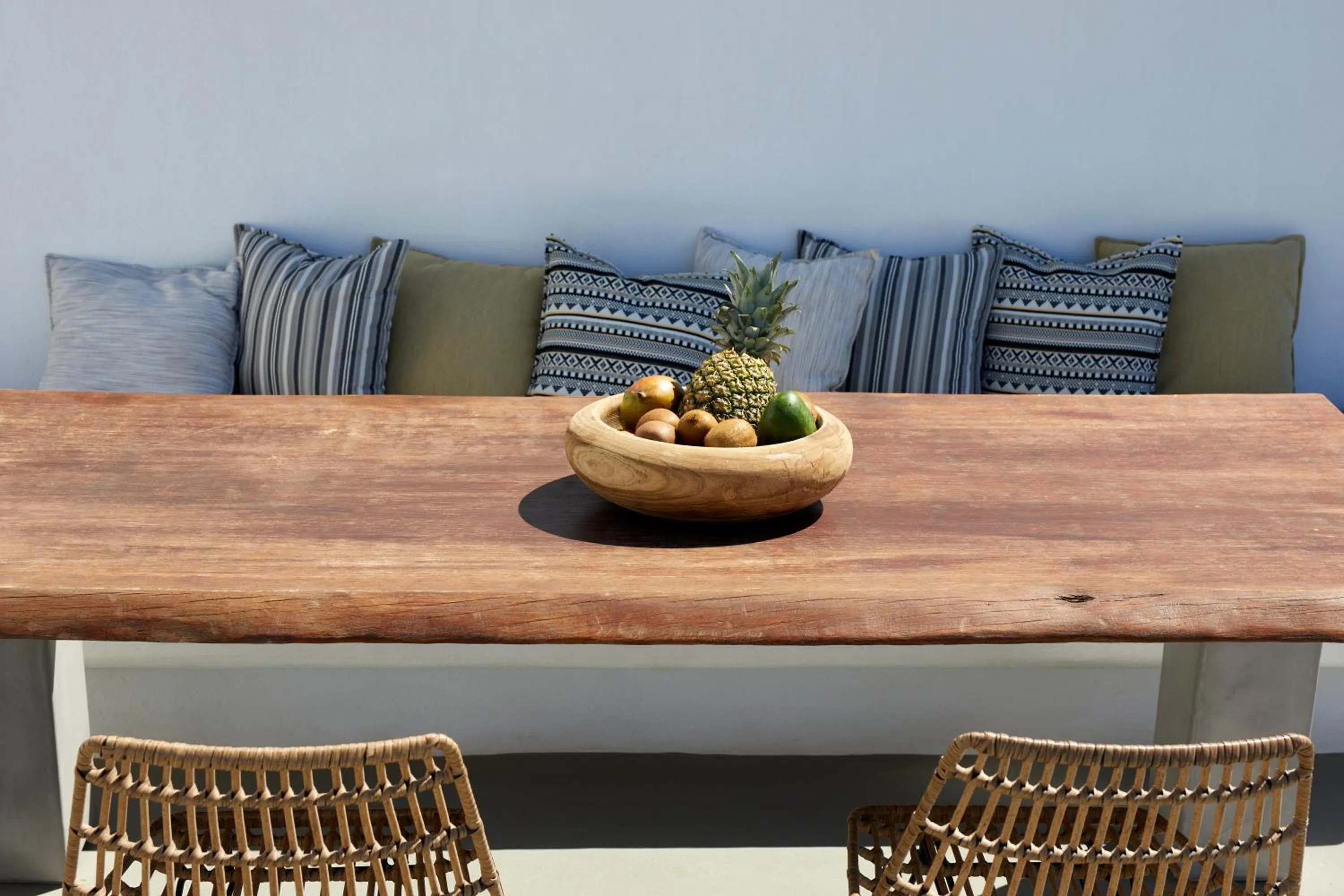 Dining area in White & Co Exclusive Island Villas