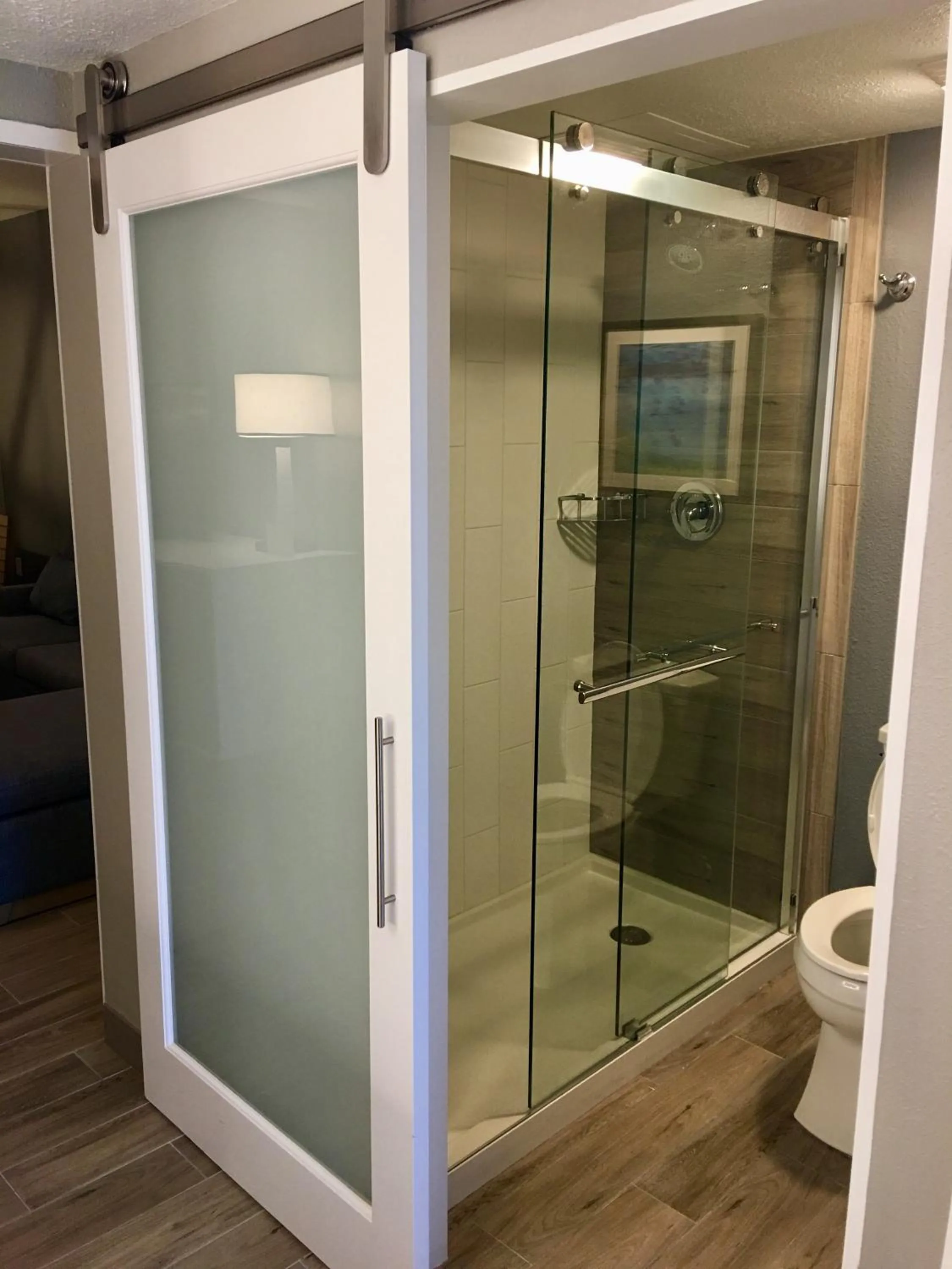 Shower in DoubleTree Suites by Hilton Melbourne Beach Oceanfront