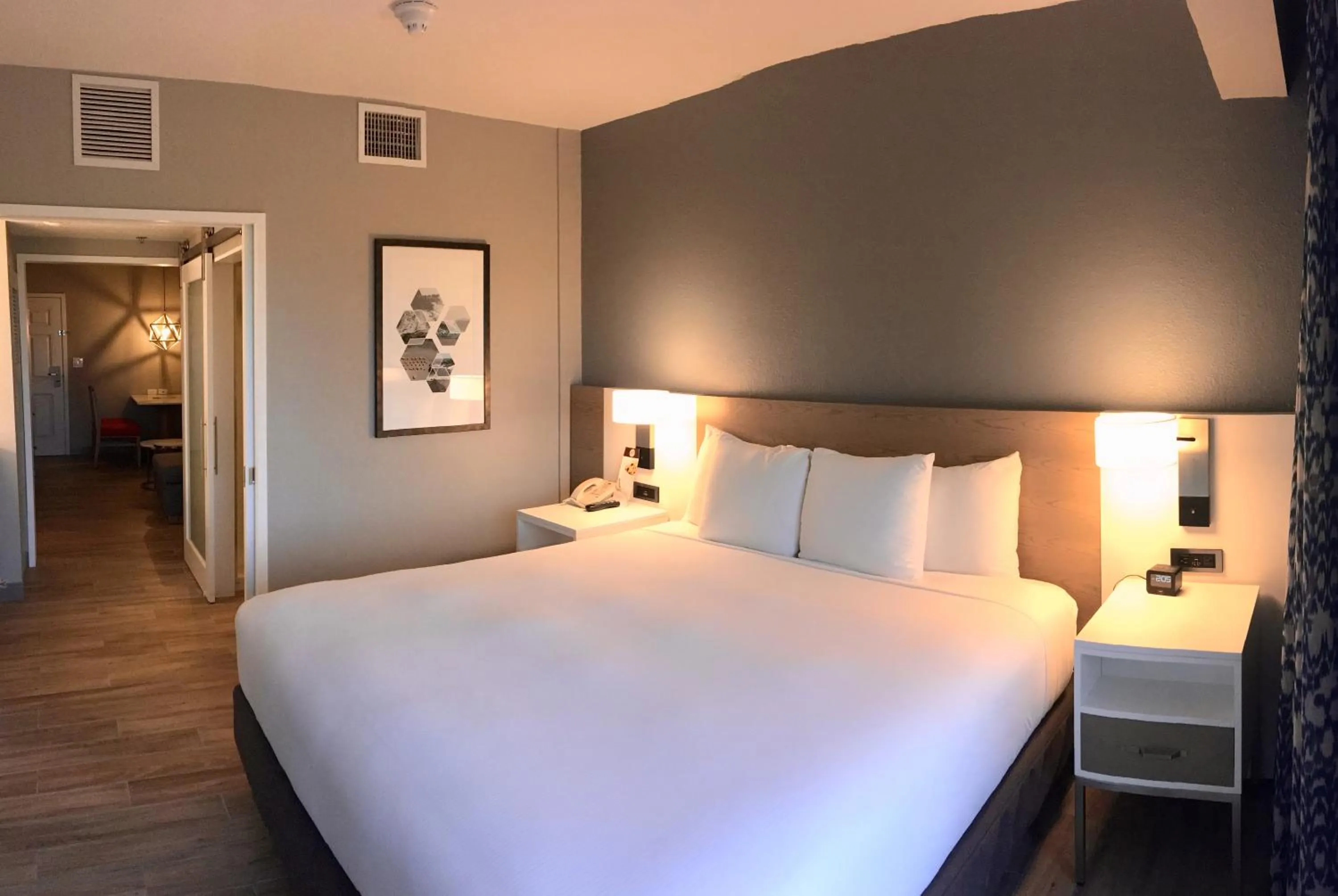 Bed in DoubleTree Suites by Hilton Melbourne Beach Oceanfront